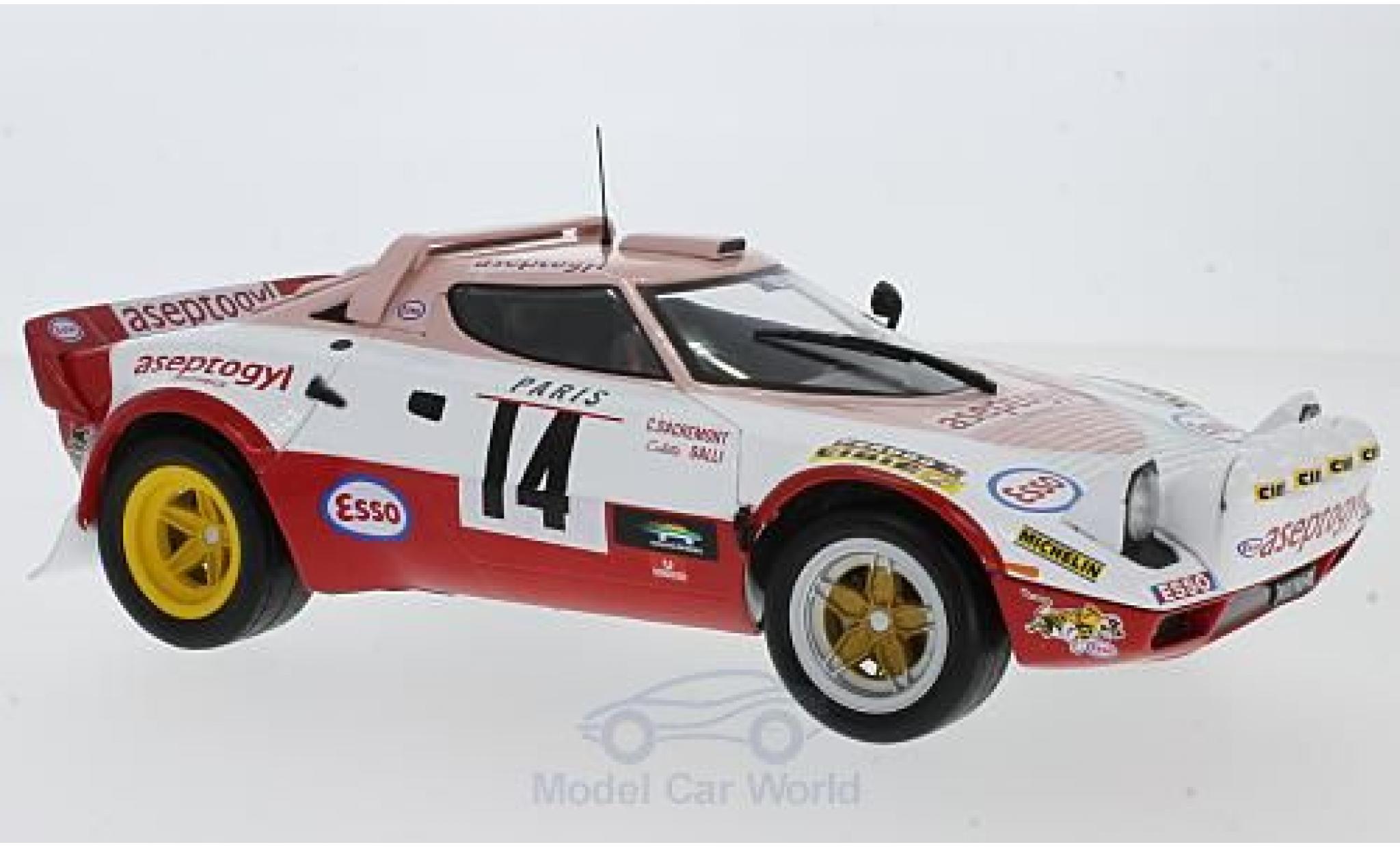 Lancia Stratos Rallye 1/18 Solido HF Aseptogyl Rallye WM Rallye Monte Carlo 1977 C.Dacremont/C.Galli modelauto