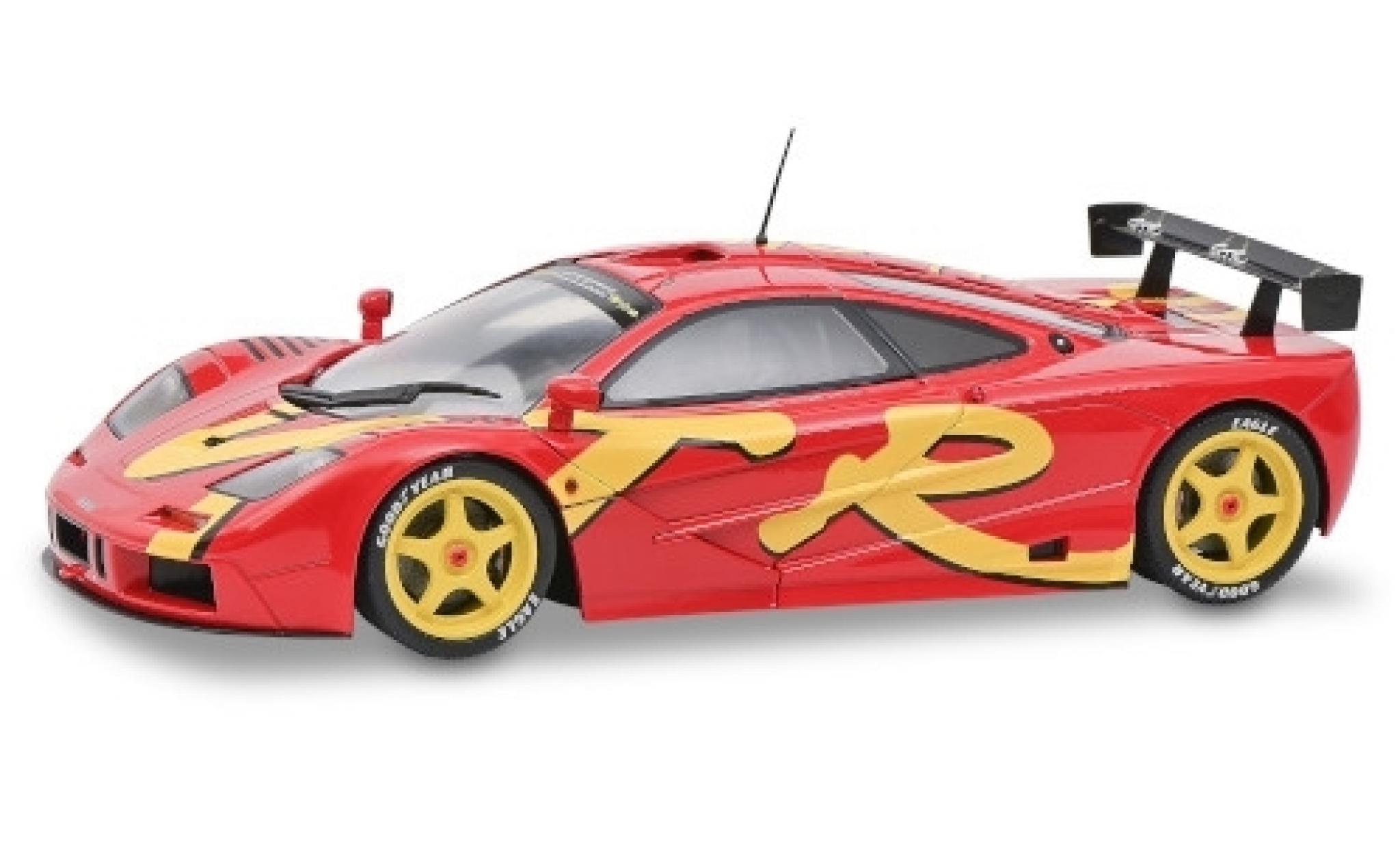 McLaren F1 1/18 Solido GTR rood/Dekor 1996 modelauto