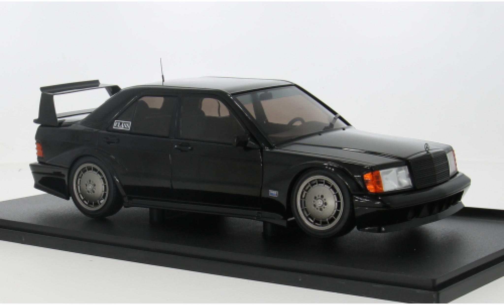 Mercedes 190 1/18 Solido (W201) EVO II zwart 1:18 modelauto
