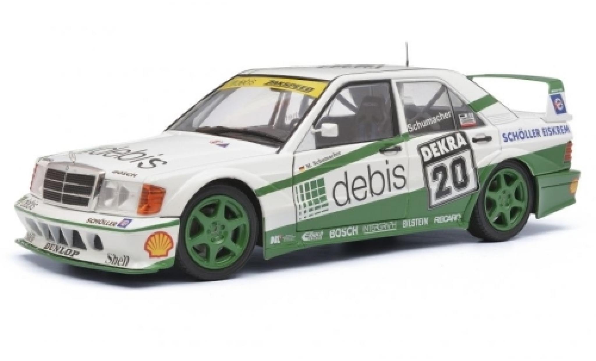 Mercedes 190 1/18 Solido E 2.5-16 EVO 2 No.20 Debis DTM 1991 M.Schumacher modelauto