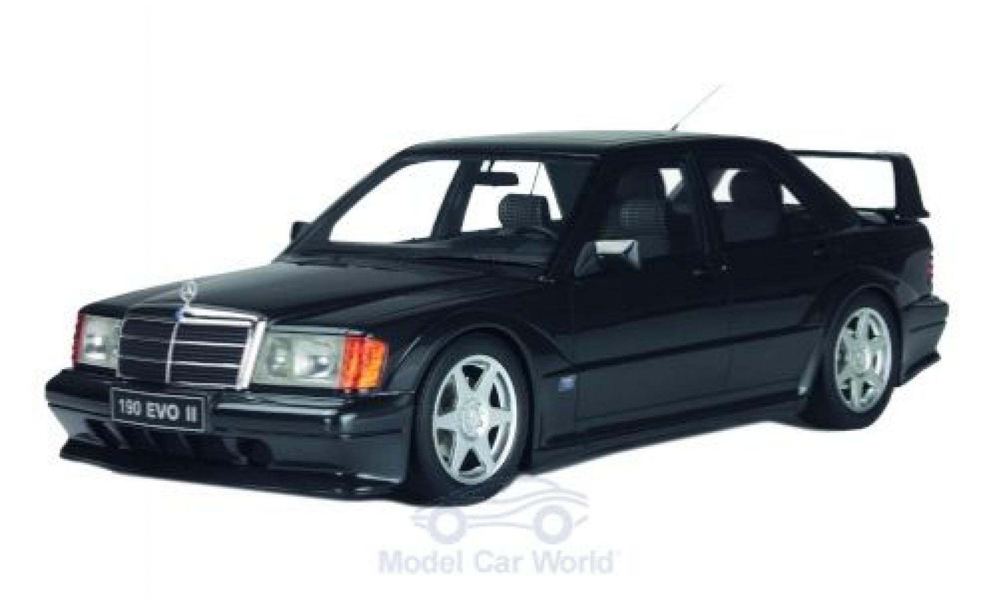 Mercedes 190 1/18 Solido E 2.5-16 Evolution II zwart 1990 modelauto