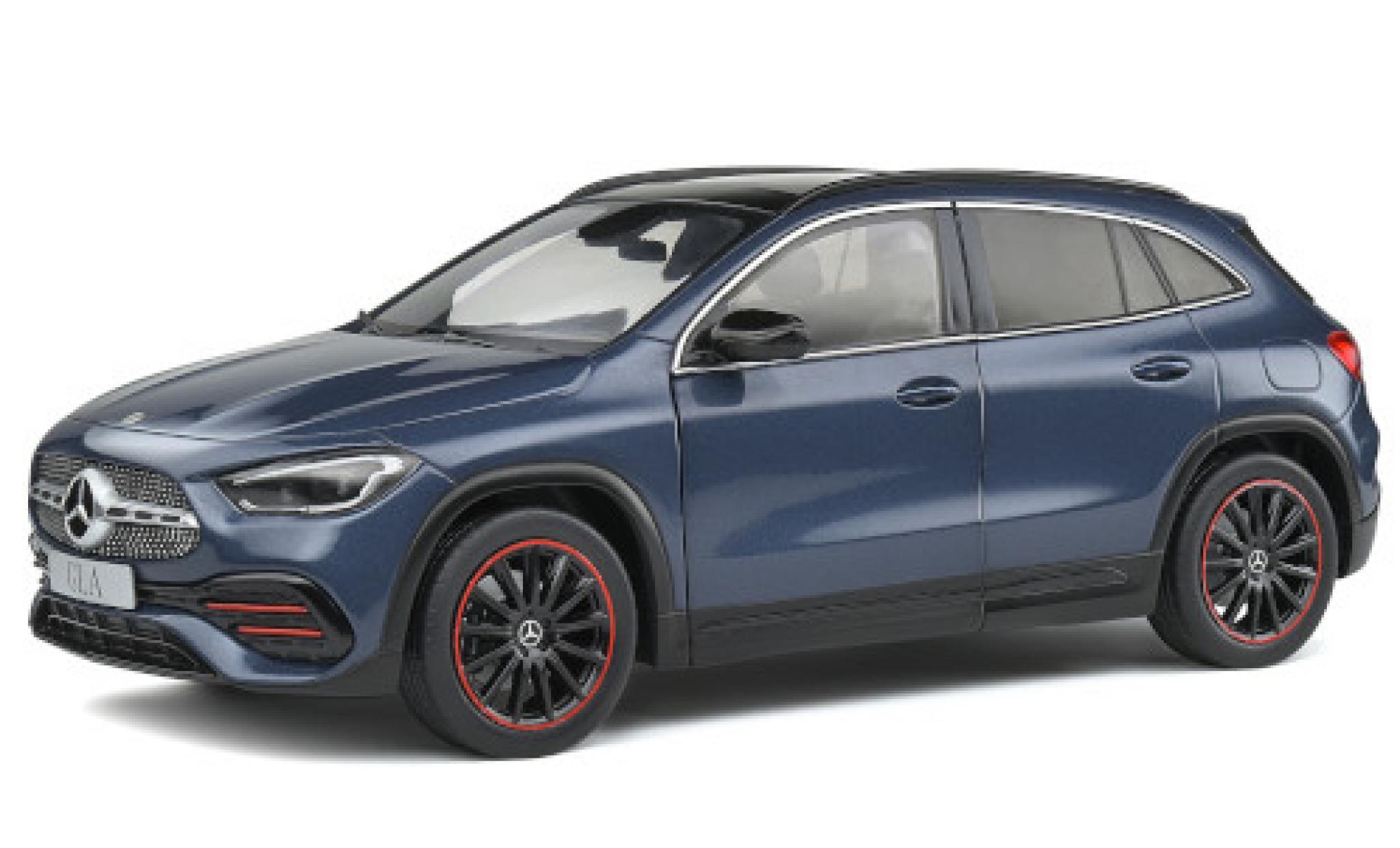 Mercedes Classe GLA 1/18 Solido GLA AMG Line (H247) metallic blauw 2020 modelauto