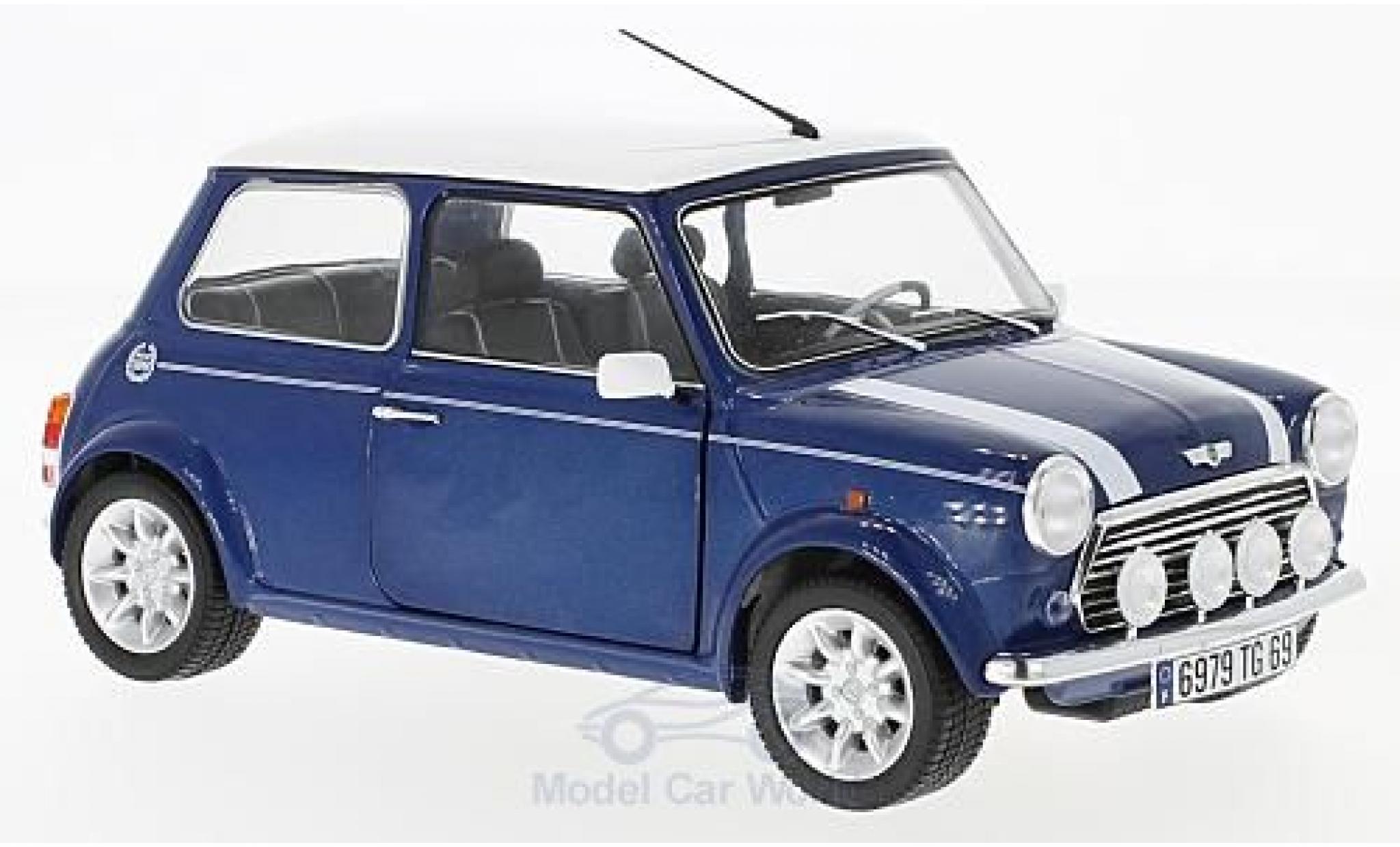 Mini Cooper S 1/18 Solido 1.3i Sport Pack metallic blauw modelauto
