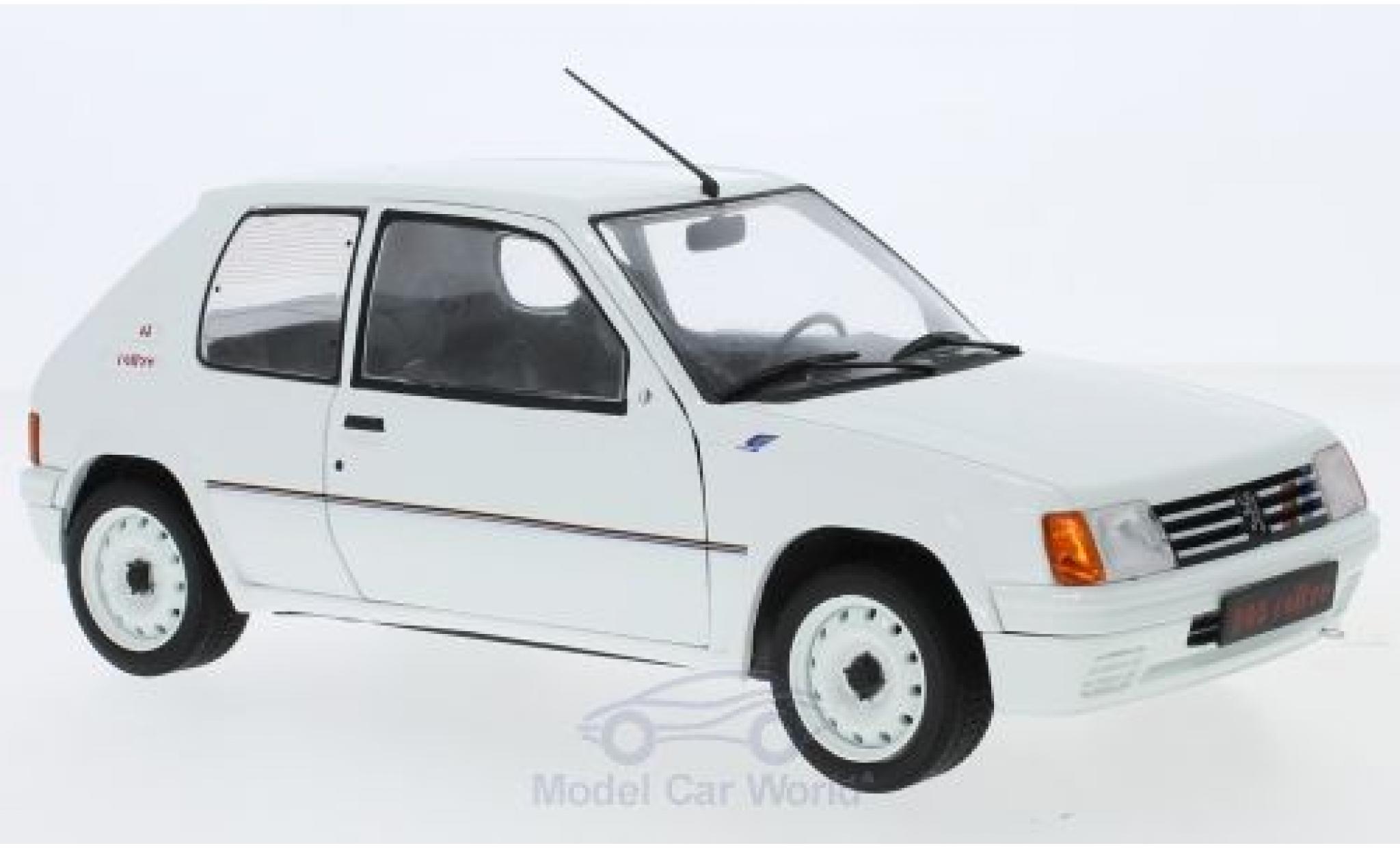 Peugeot 205 Rallye 1/18 Solido Rallye wit 1988 modelauto