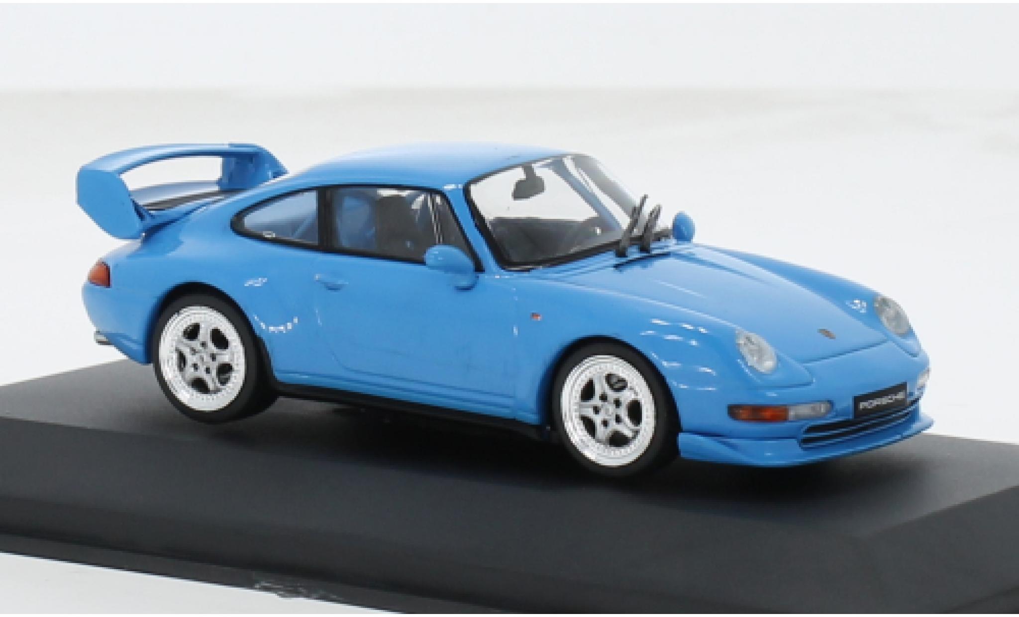 Porsche 993 1/43 Solido 911  RS Clubsport blauw 1994 1:43 modelauto