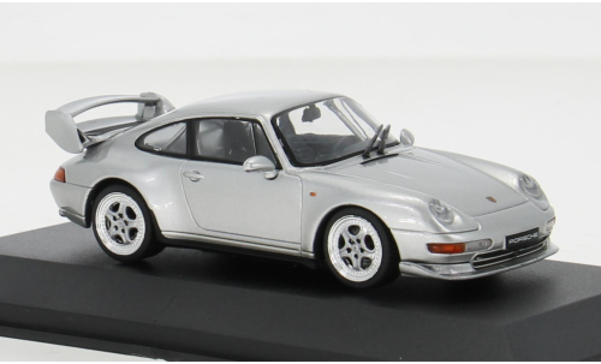 Porsche 993 1/43 Solido 911  RS Clubsport grijs 1:43 modelauto