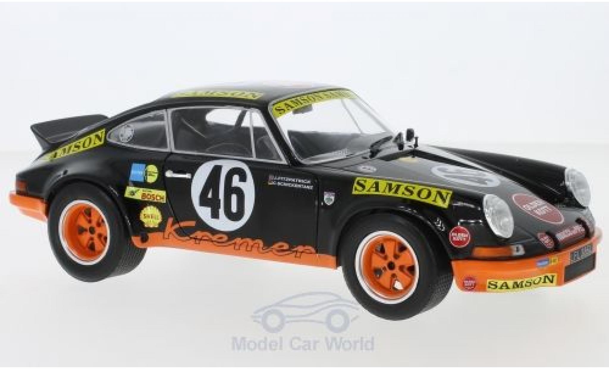 Porsche 911 1/18 Solido RSR No.46 Kremer Samson 1000 Km Spa 1973 J.Fitzpatrick/C.Schickentanz modelauto