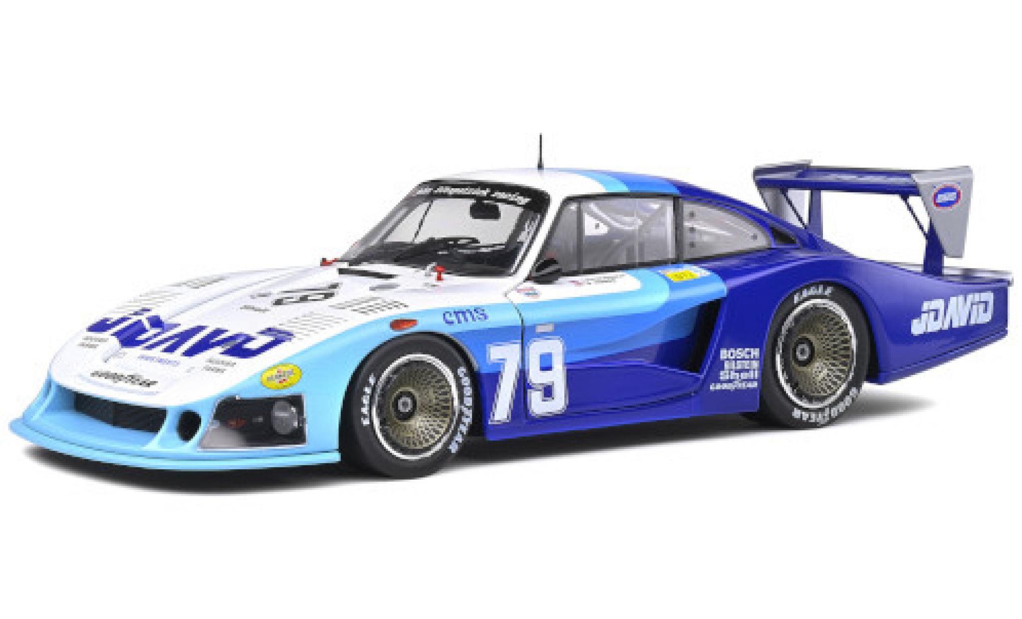 Porsche 935 1/18 Solido Moby Dick RHD No.79 John Fitzpatrick Racing JDavid 24h Le Mans 1982 J.Fitzpatrick/D.Hobbs modelauto
