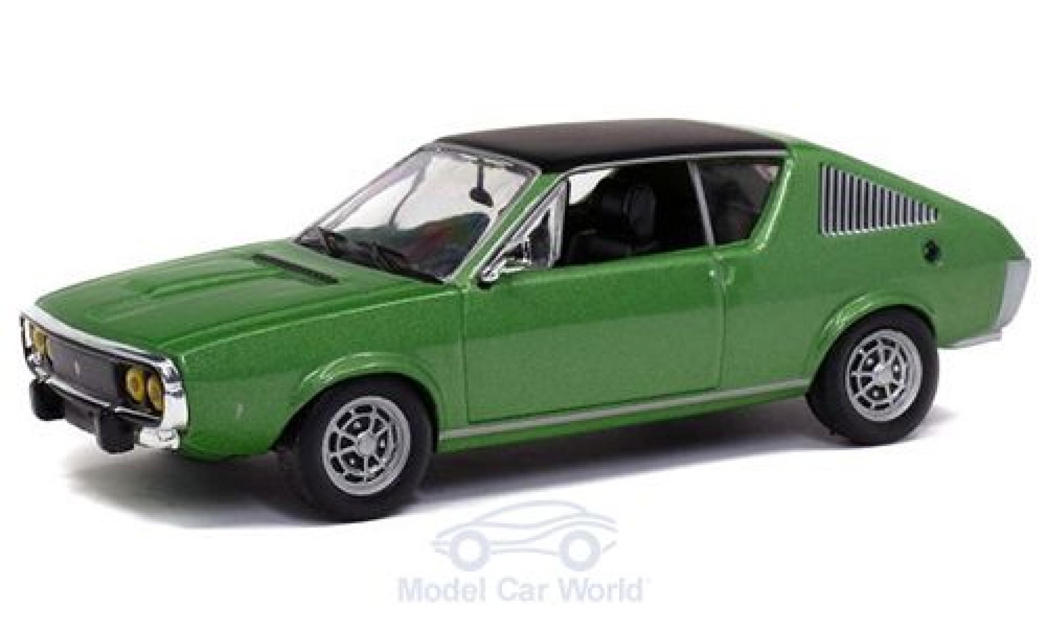 Renault 17 1/43 Solido metallic groen 1974 modelauto