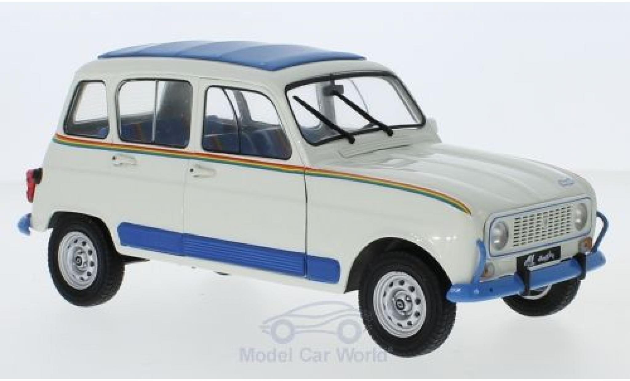 Renault 4 1/18 Solido L Jogging beige/blauw modelauto