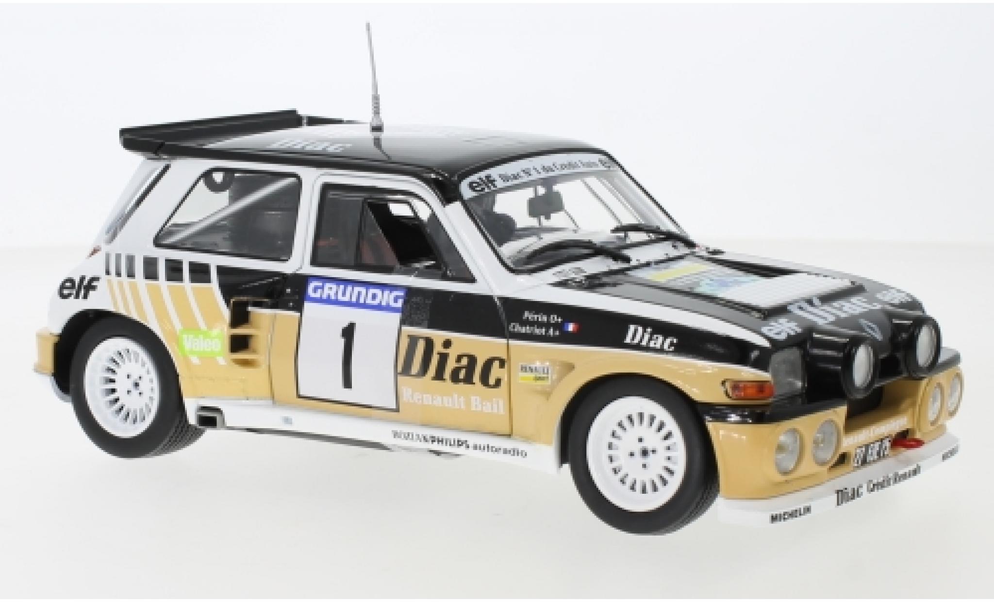 Renault 5 1/18 Solido Maxi No.1 Diac F.Chatriot/M.Perin modelauto