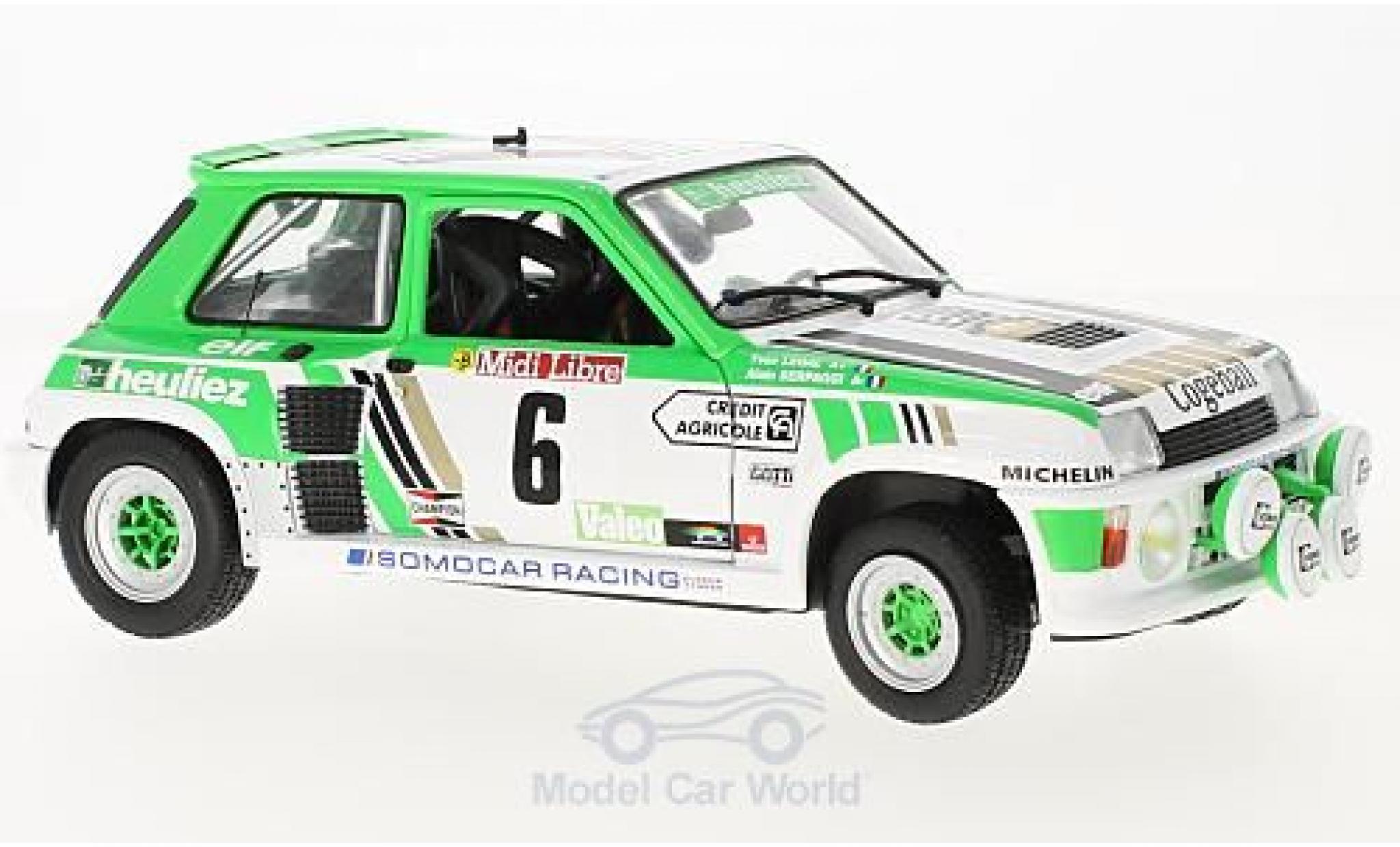 Renault 5 Turbo 1/18 Solido Turbo Gr. B No.6 Rallye de Lozere 198 A.Serpaggi/Y.Legal modelauto