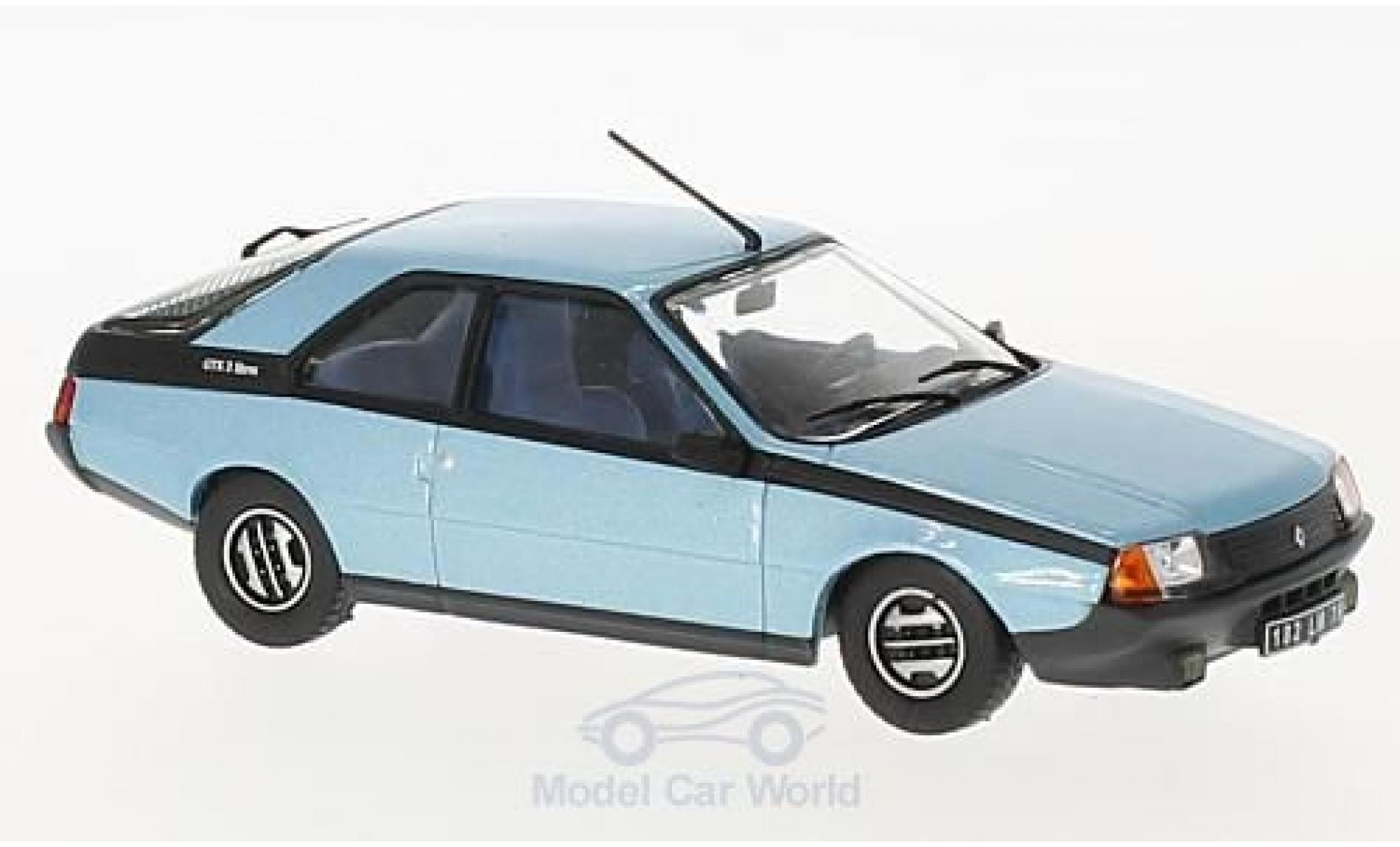 Renault Fuego 1/43 Solido GTX metallic blauw 1982 modelauto