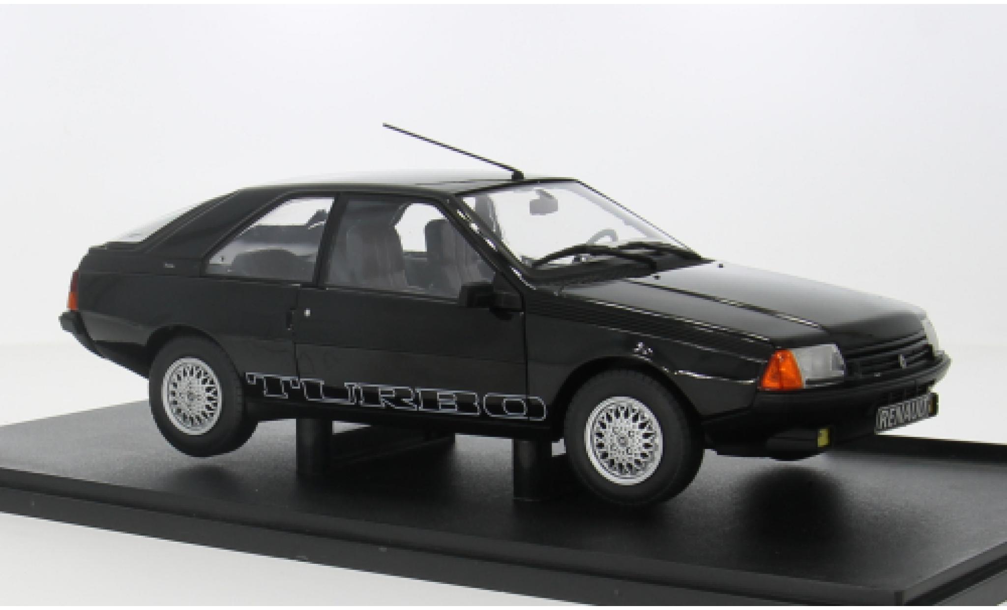 Renault Fuego 1/18 Solido Turbo zwart 1:18 modelauto