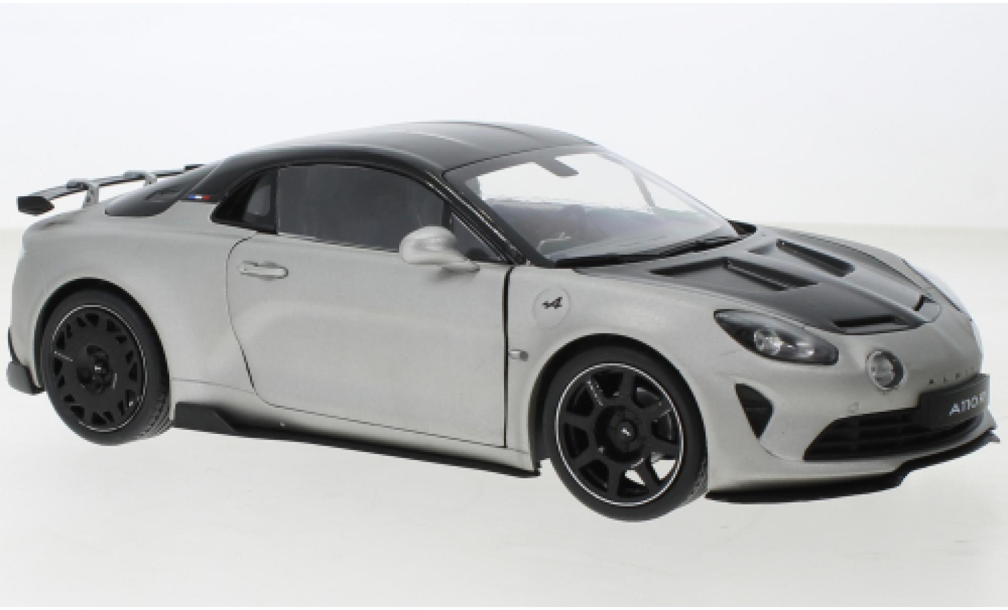 Alpine A110 1/18 Solido Radicale zilver matte 2023 modelauto