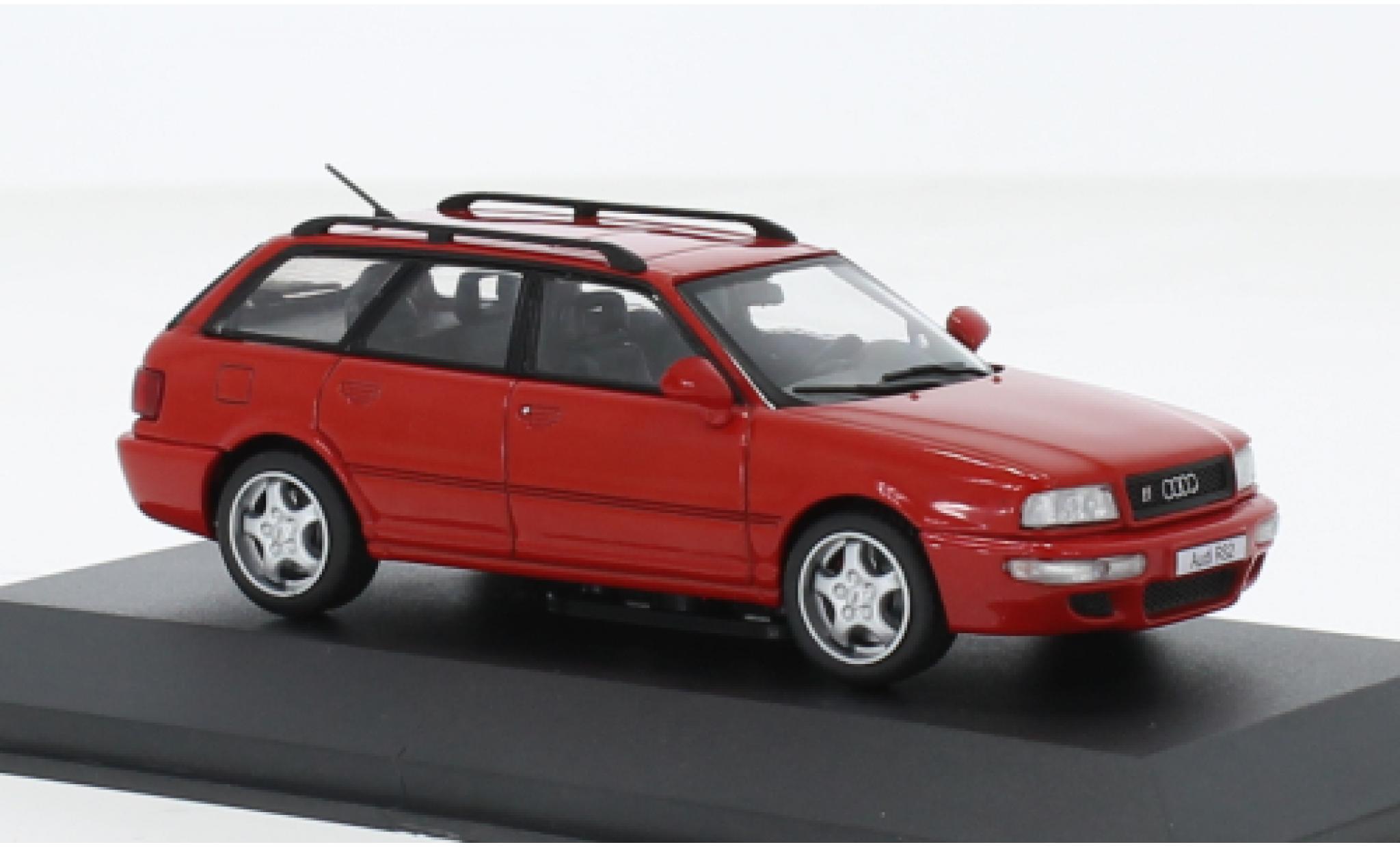 Audi RS2 1/43 Solido Avant rood 1995 modelauto