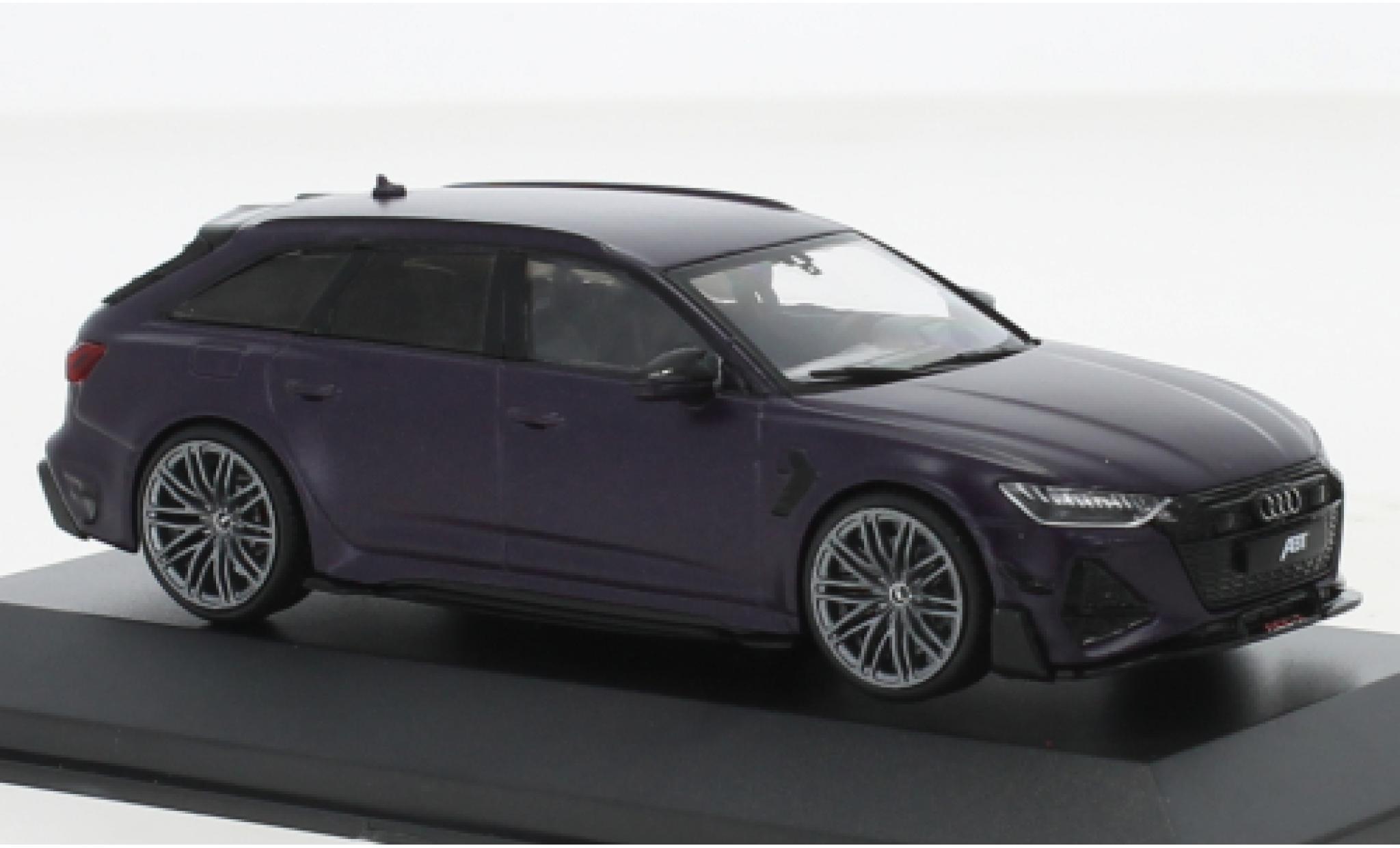 Audi RS6 1/43 Solido -R matt-paarsee 2022 modelauto