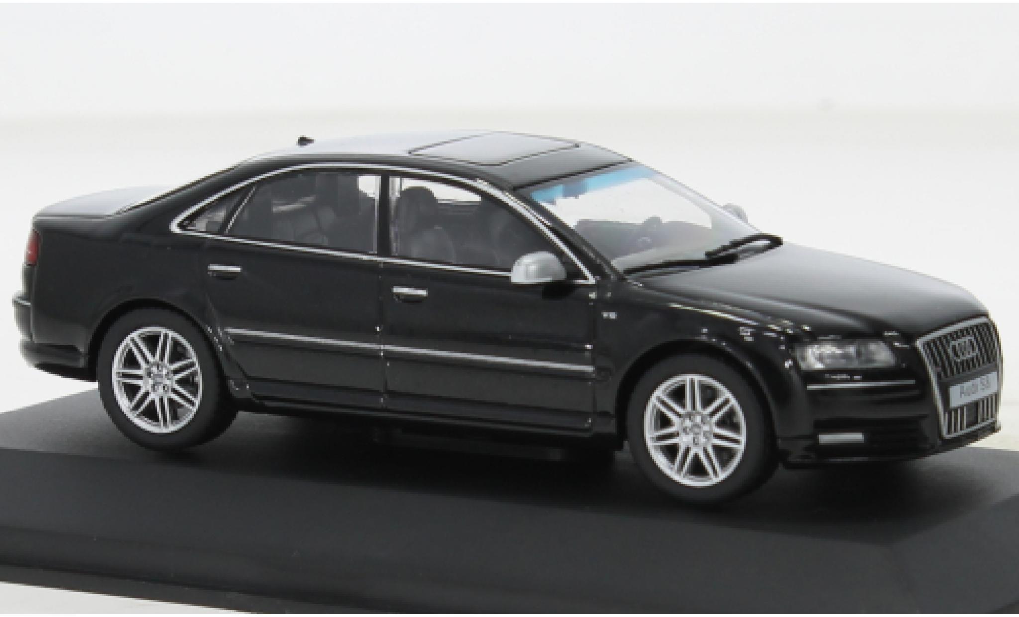 Audi S8 1/43 Solido (D3) zwart 2010 modelauto