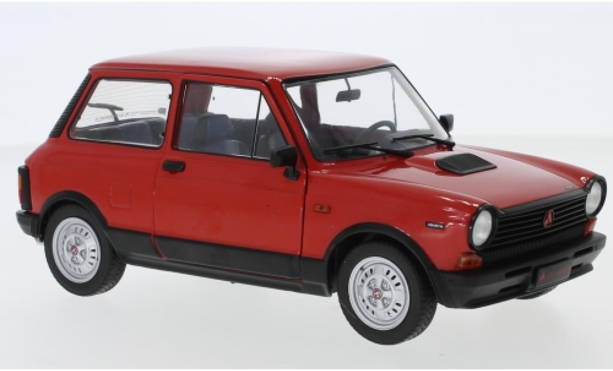 Autobianchi A112 1/18 Solido Abarth rood 1984 modelauto