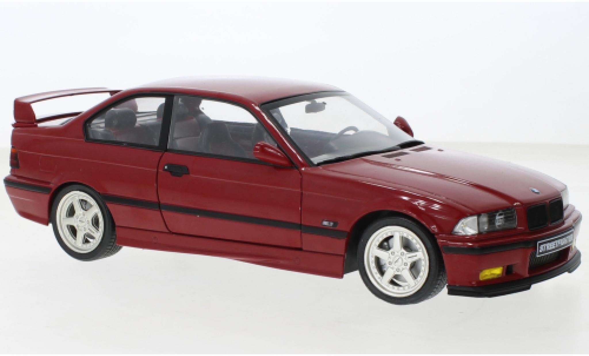 Bmw M3 1/18 Solido (E36) rood fonc&eacute; 1994 modelauto