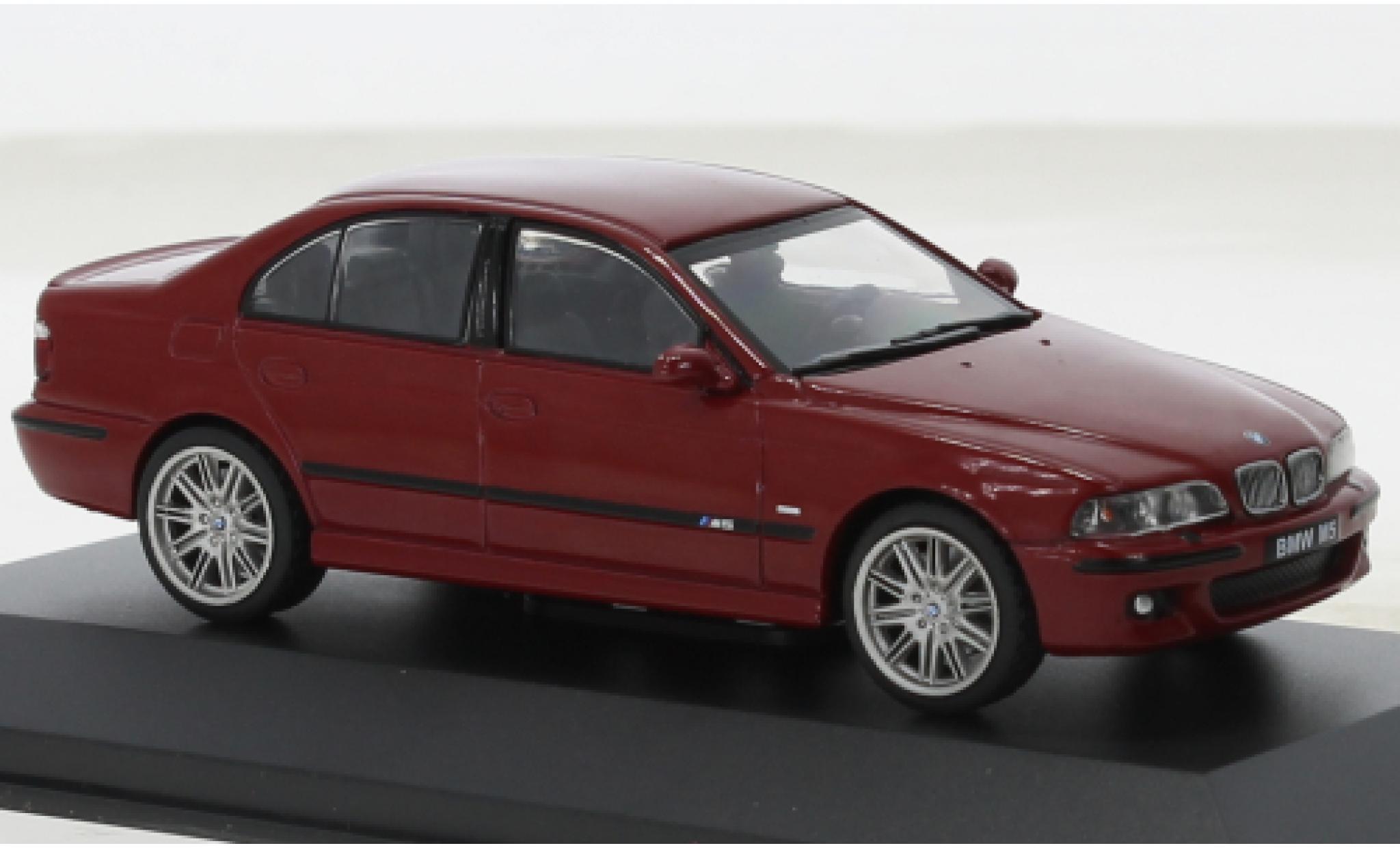 Bmw M5 1/43 Solido (E39) rood fonc&eacute; 2004 modelauto
