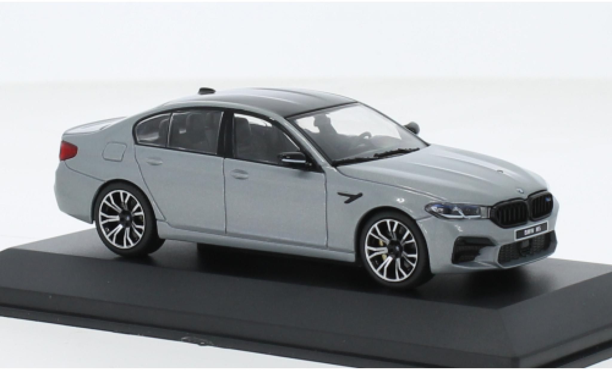 Bmw M5 1/43 Solido (F90) Competition metallic grijs clair modelauto
