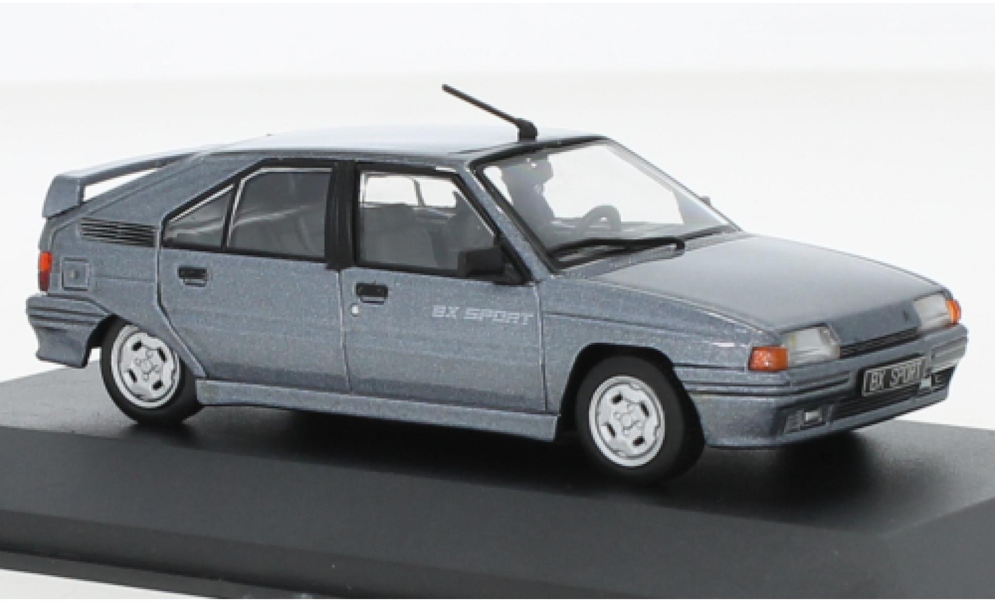 Citroen BX 1/43 Solido Sport 1.9 8V metallic grijs 1985 modelauto