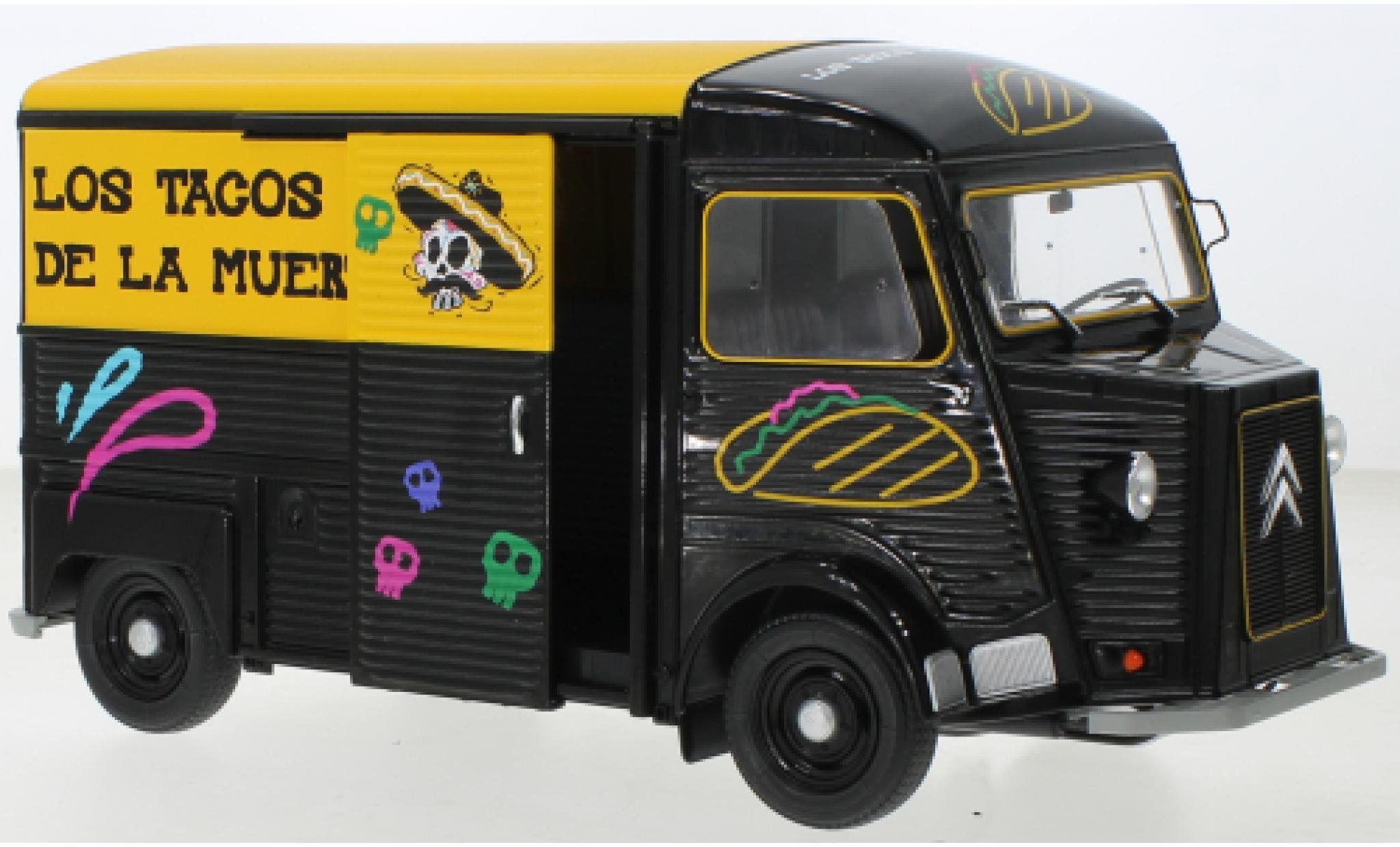 Citroen HY 1/18 Solido Food Truck Los Tacos De La Muerte 1969 modelauto