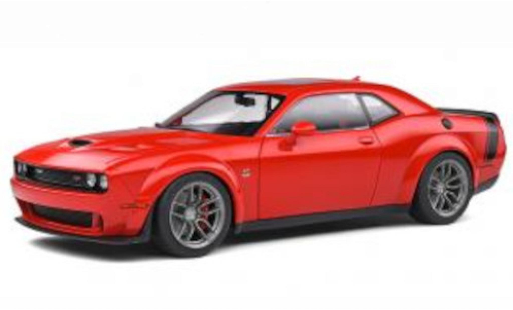 Dodge Challenger 1/18 Solido R/T Scat Pack Widebody rood 2020 modelauto