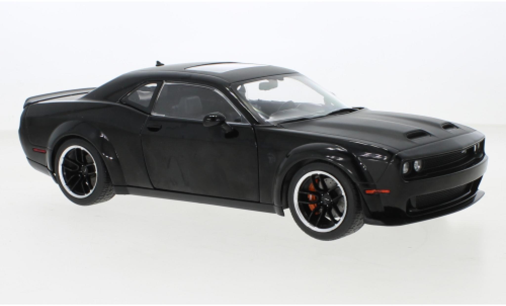 Dodge Challenger 1/18 Solido SRT Hellcat Redeye Widebody zwart 2020 modelauto