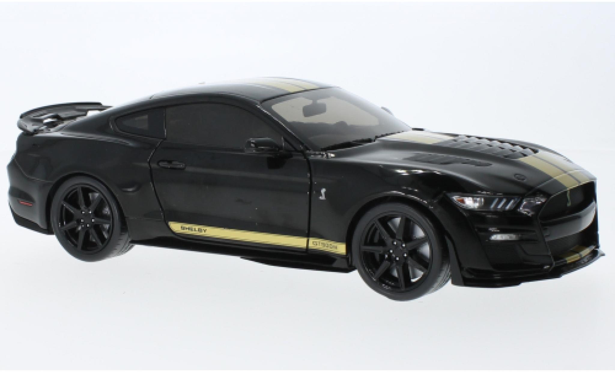 Shelby GT 500 1/18 Solido Ford Mustang -H zwart/dor&eacute; 2023 modelauto