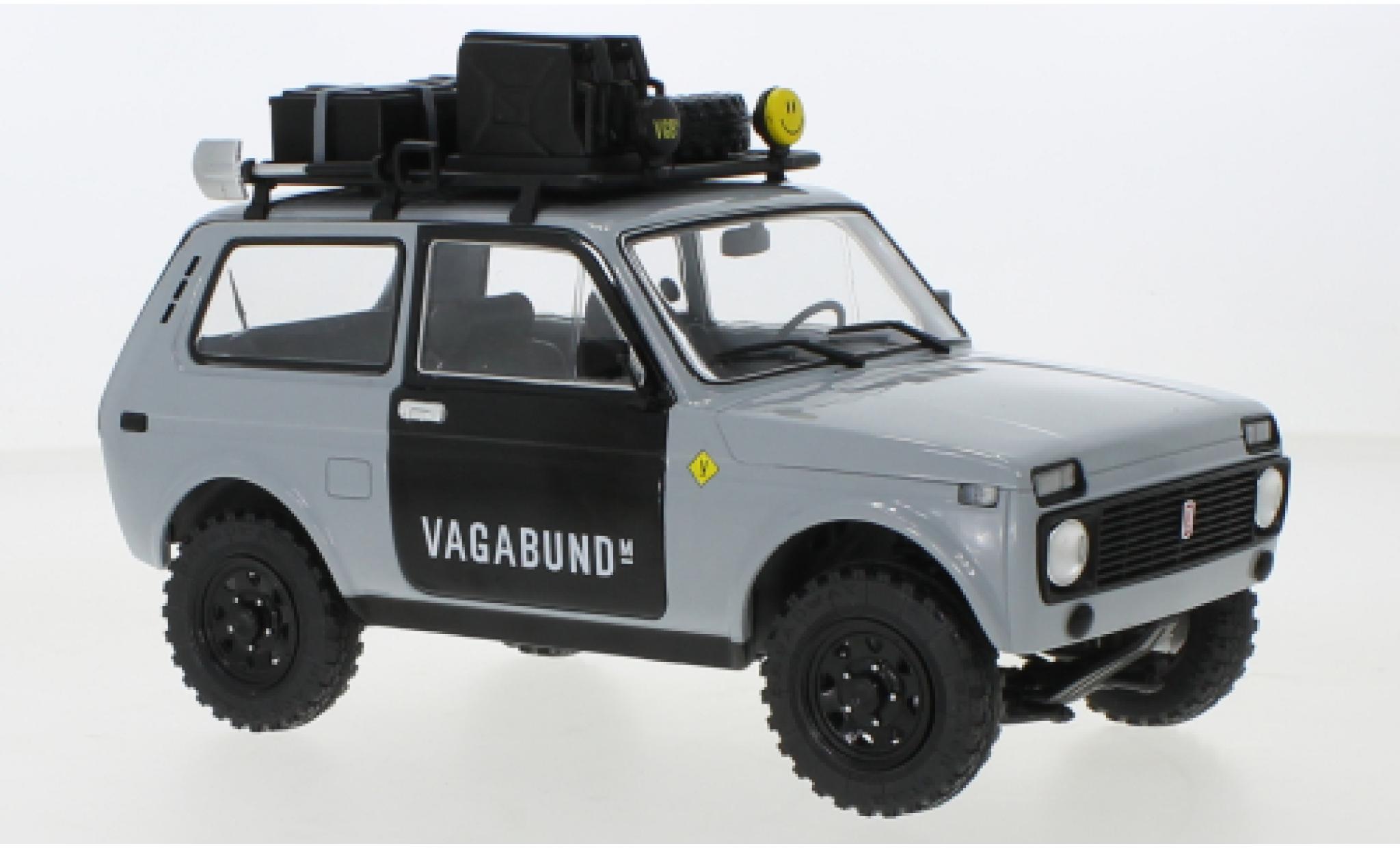 Lada Niva 1/18 Solido grijs Vagabund 1980 modelauto