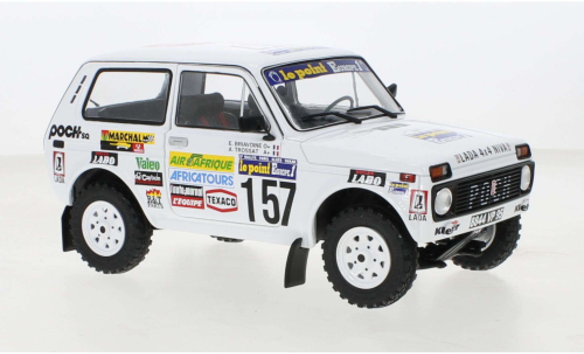 Lada Niva 1/18 Solido No.157 Rallye Paris Dakar 1983 modelauto