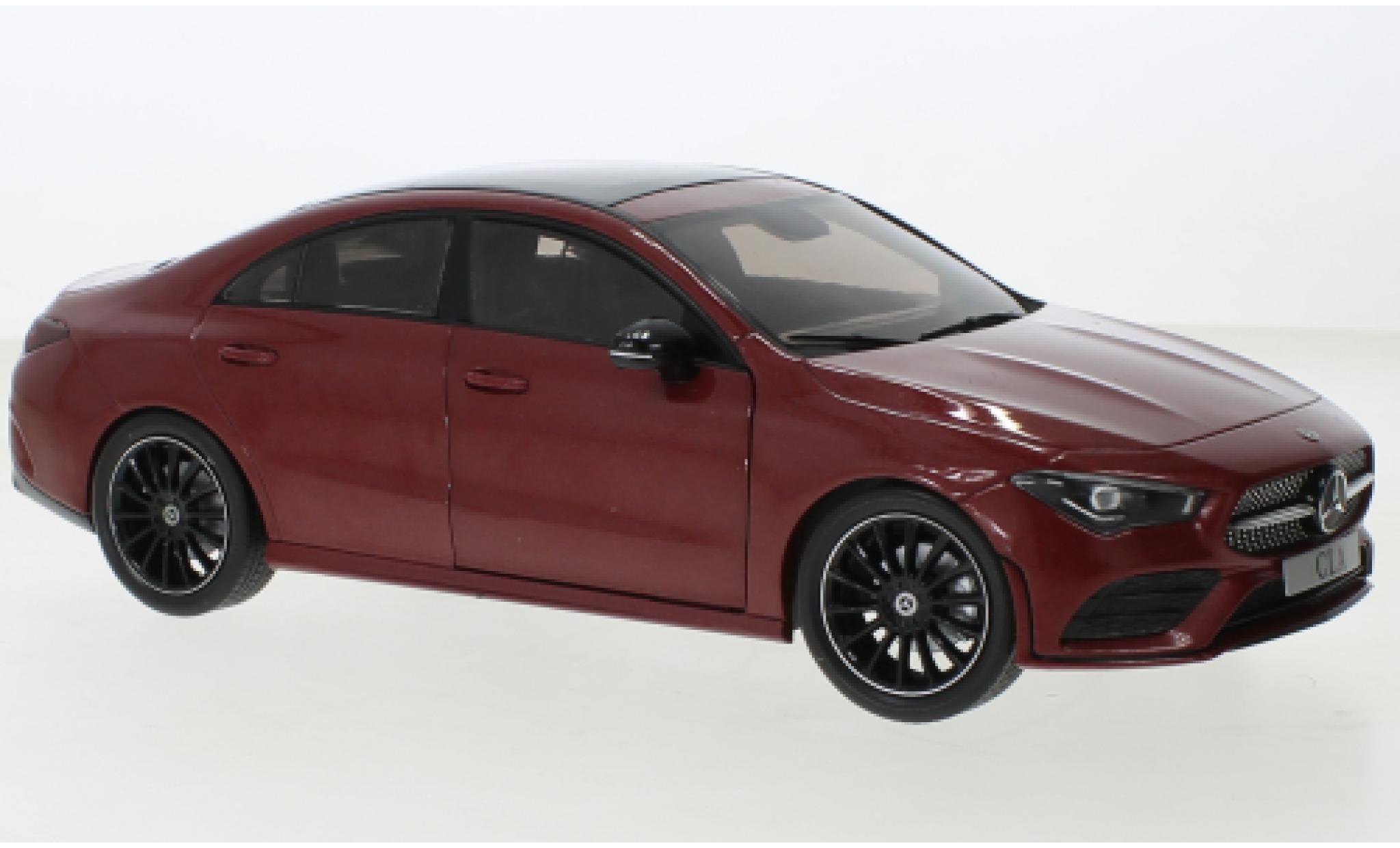 Mercedes CLA 1/18 Solido (C118) AMG rood 2019 modelauto