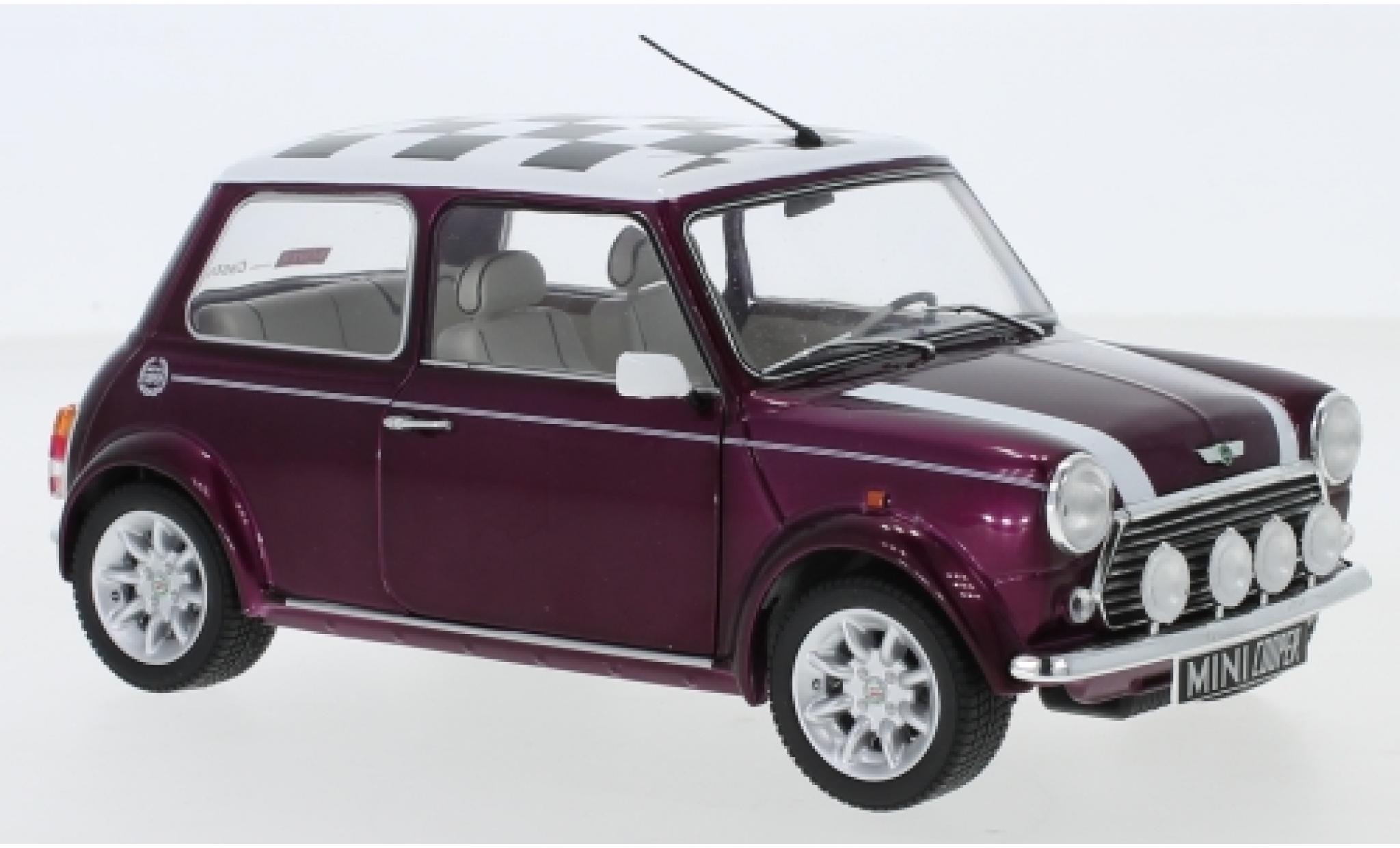 Mini Cooper 1/18 Solido 1.3i Sport Pack metallic lila/D&eacute;corer 1997 modelauto