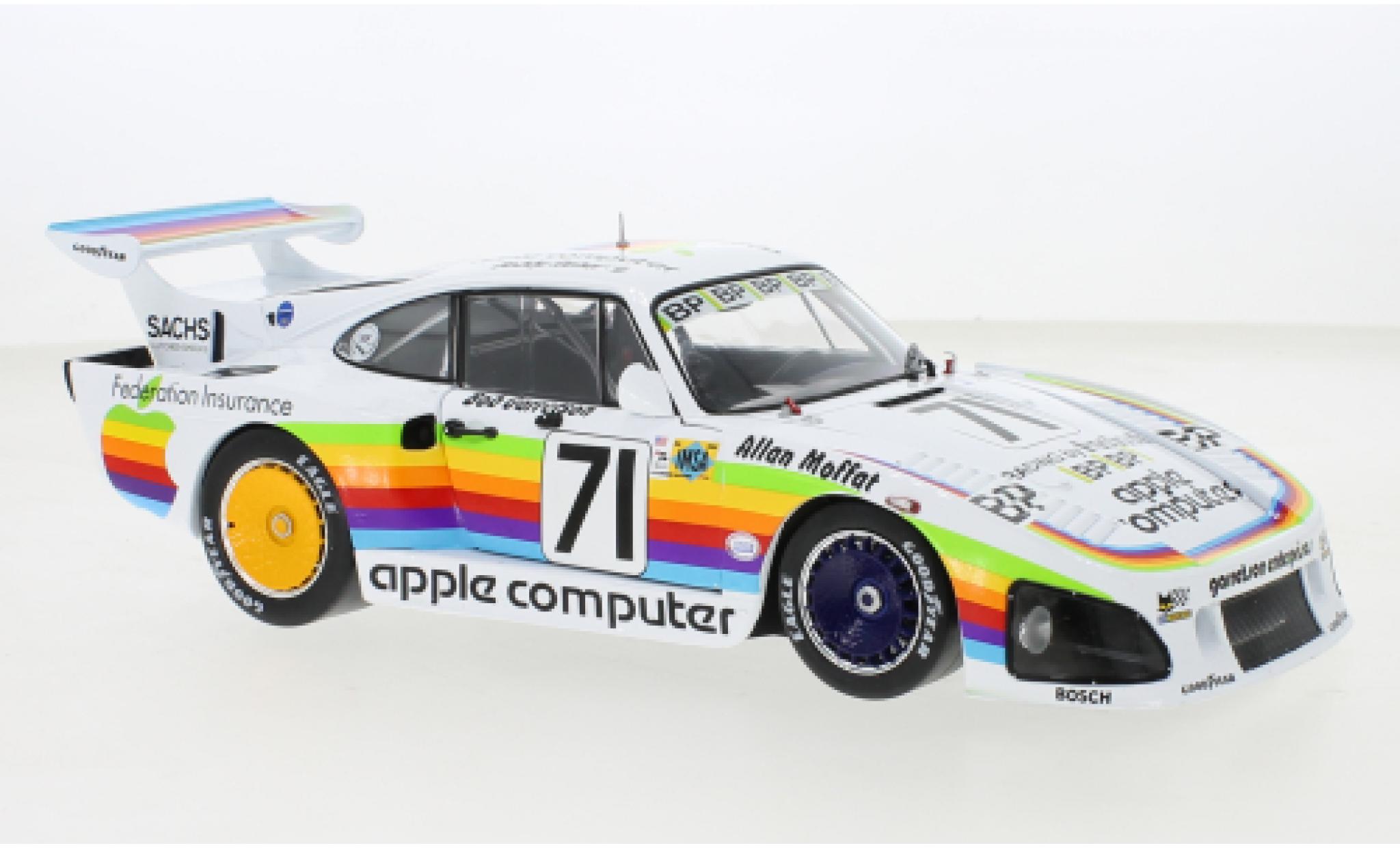 Porsche 935 1980 1/18 Solido K3 No.71 Apple Computer 24h Le Mans modelauto