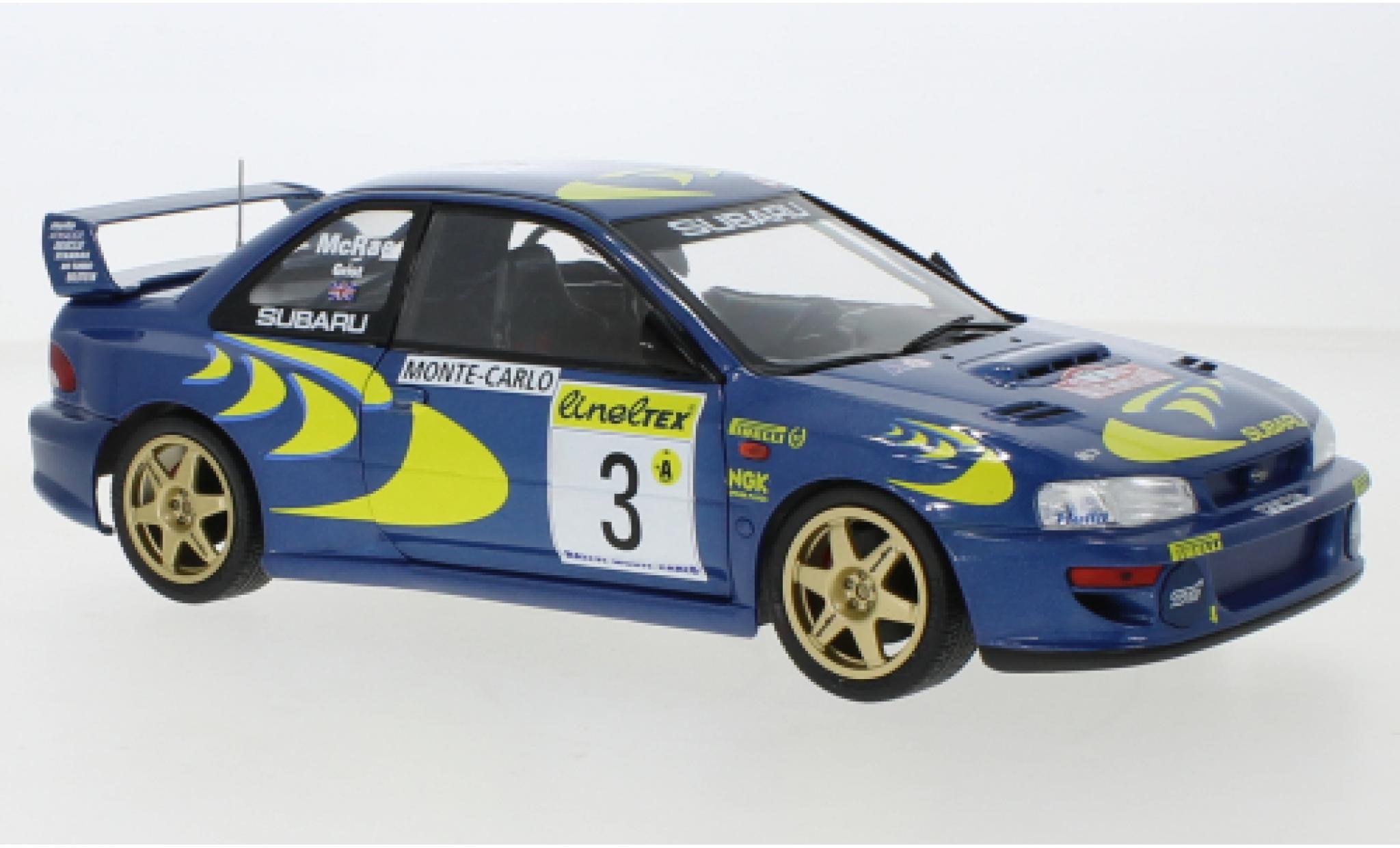 Subaru Impreza 1/18 Solido 22B No.3 Rallye WM Rallye Monte Carlo 1998 modelauto