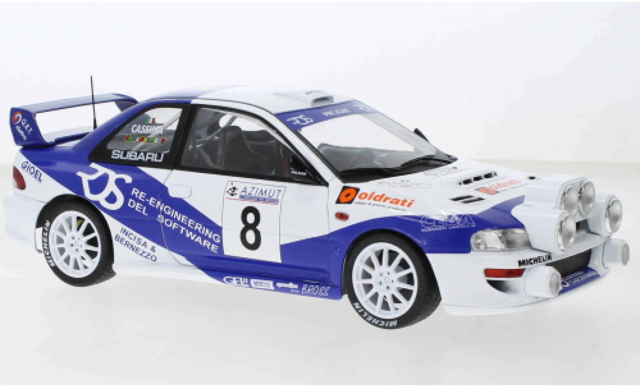 Subaru Impreza 1/18 Solido WRC No.8 Rallye Monza 2000 modelauto