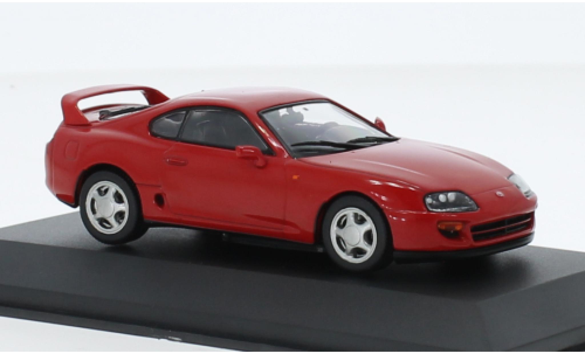 Toyota Supra 1/43 Solido MK4 (A80) rood 2001 modelauto