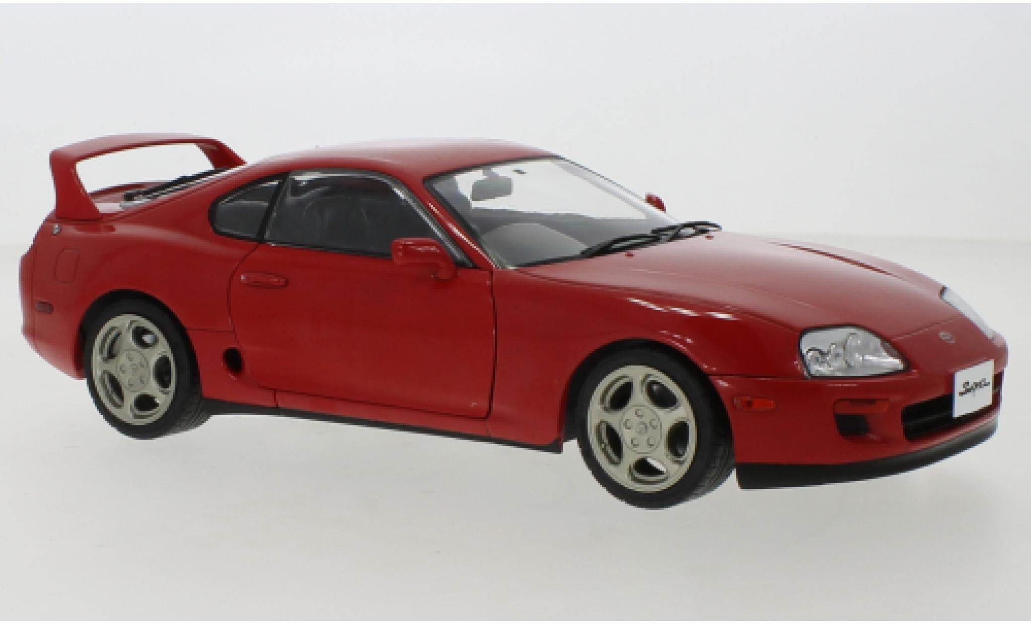Toyota Supra 1/18 Solido MK4 (A80) rood RHD 1993 modelauto