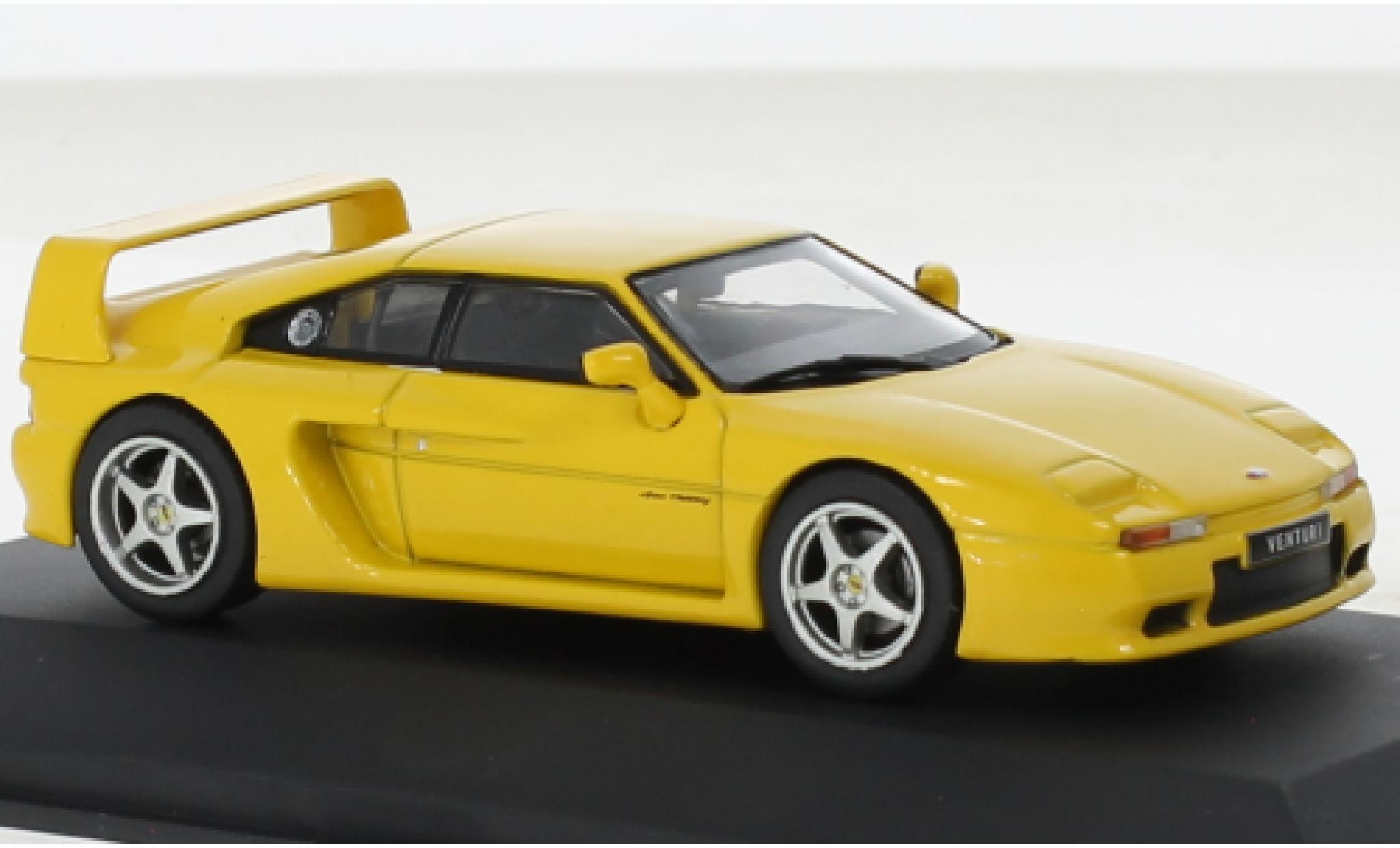 Venturi 400 1/43 Solido GT geel modelauto