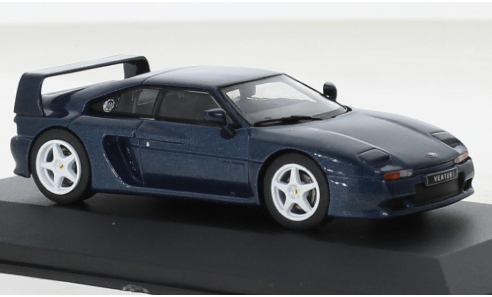 Venturi 400 1/43 Solido GT metallic blauw fonc&eacute; modelauto