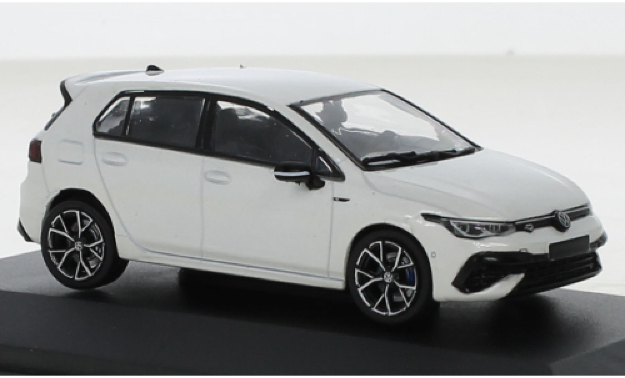 Volkswagen Golf 1/43 Solido VIII R metallic wit 2021 modelauto
