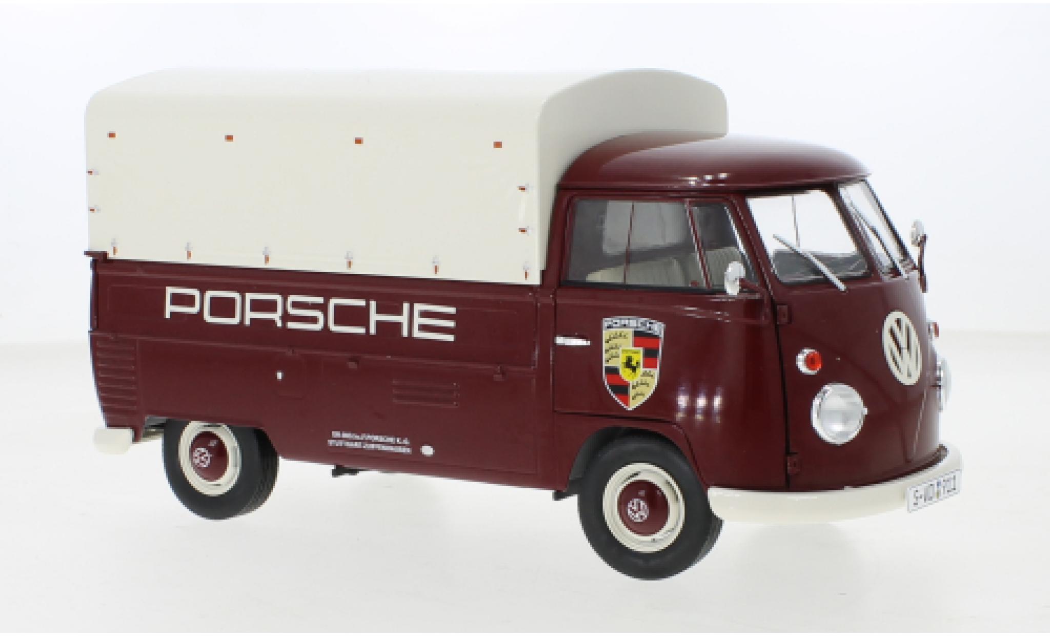 Volkswagen T1 1/18 Solido Pritsche Porsche Service 1950 modelauto