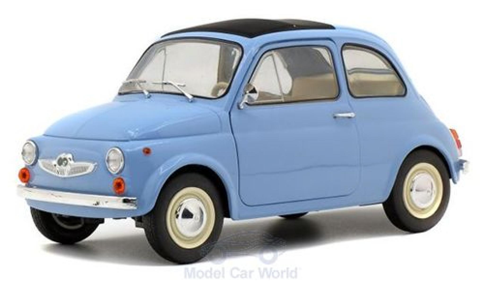 Steyr Puch 500 1/18 Solido blauw 1969 modelauto