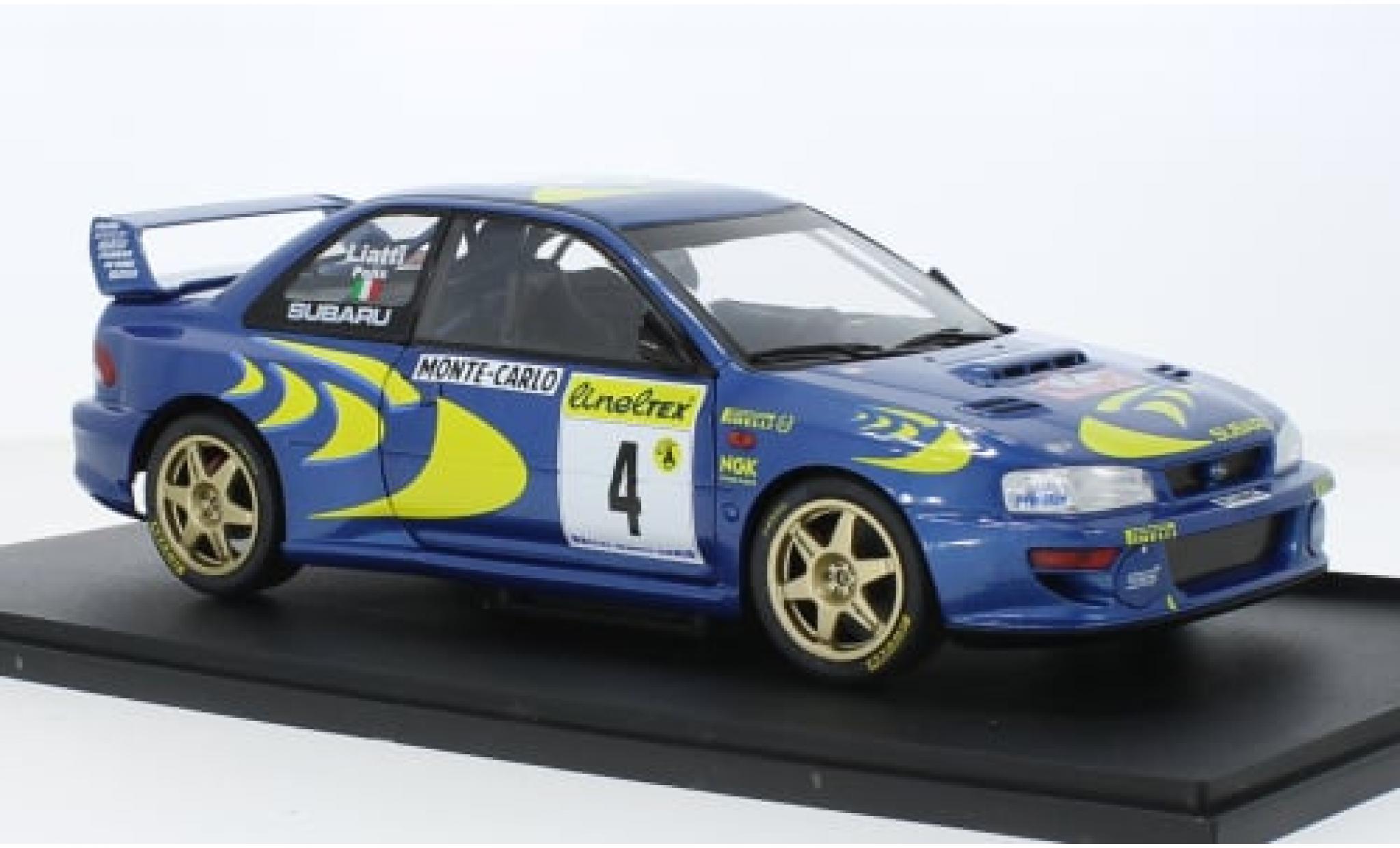 Subaru Impreza 1/18 Solido S5 WRC (22B) No.4 Rallye WM Rallye Monte Carlo 1997 1:18 modelauto