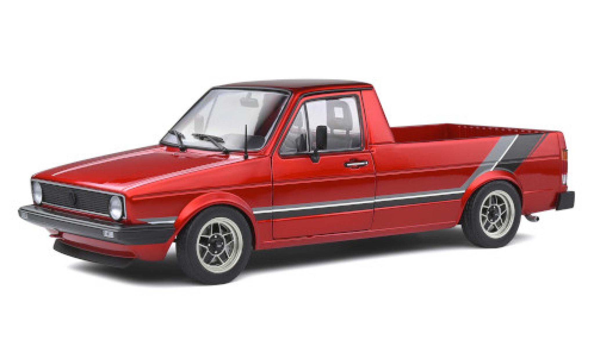 Volkswagen Caddy 1/18 Solido Custom metallic rood 1982 modelauto
