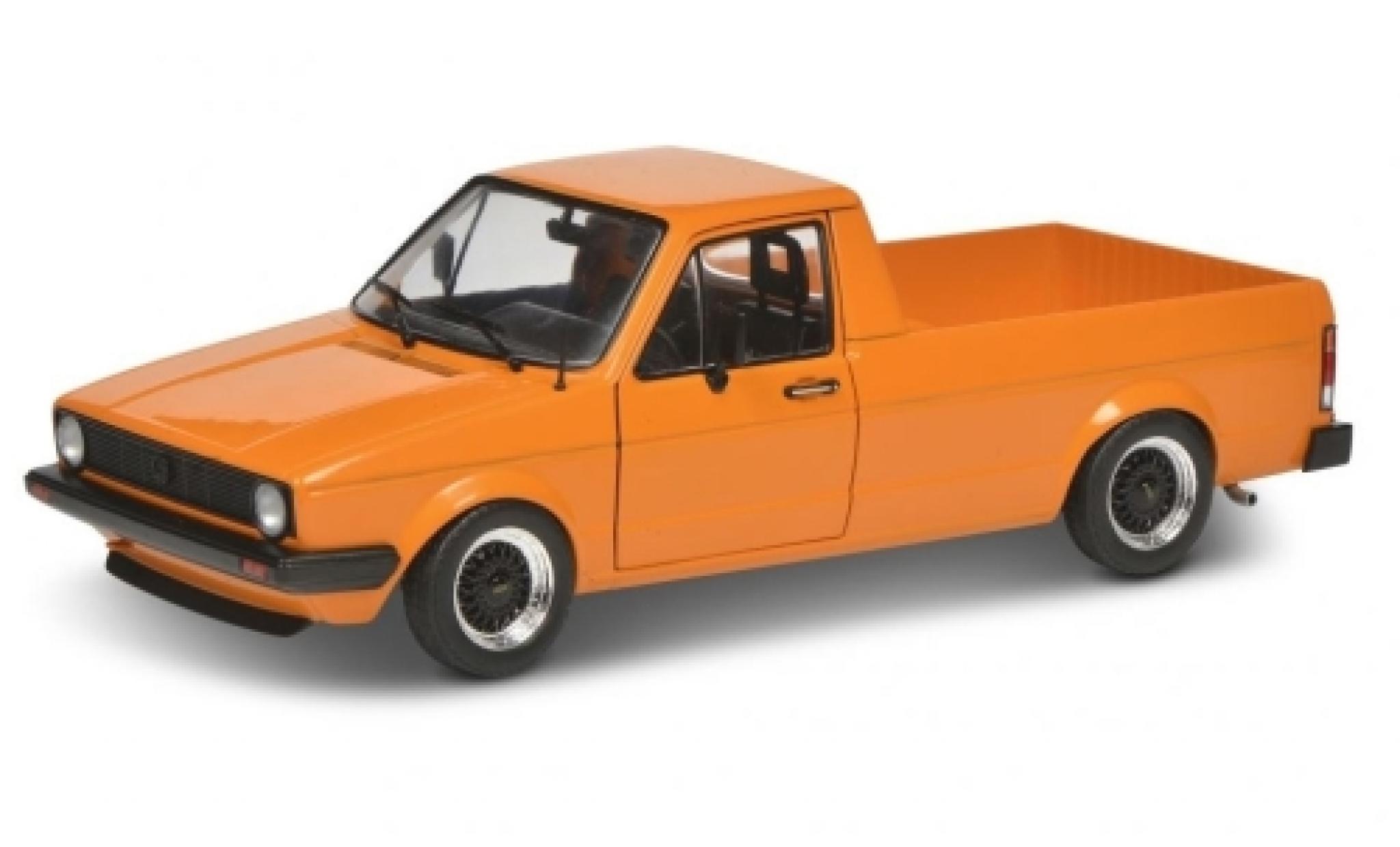 Volkswagen Caddy 1/18 Solido MK I oranje 1982 modelauto