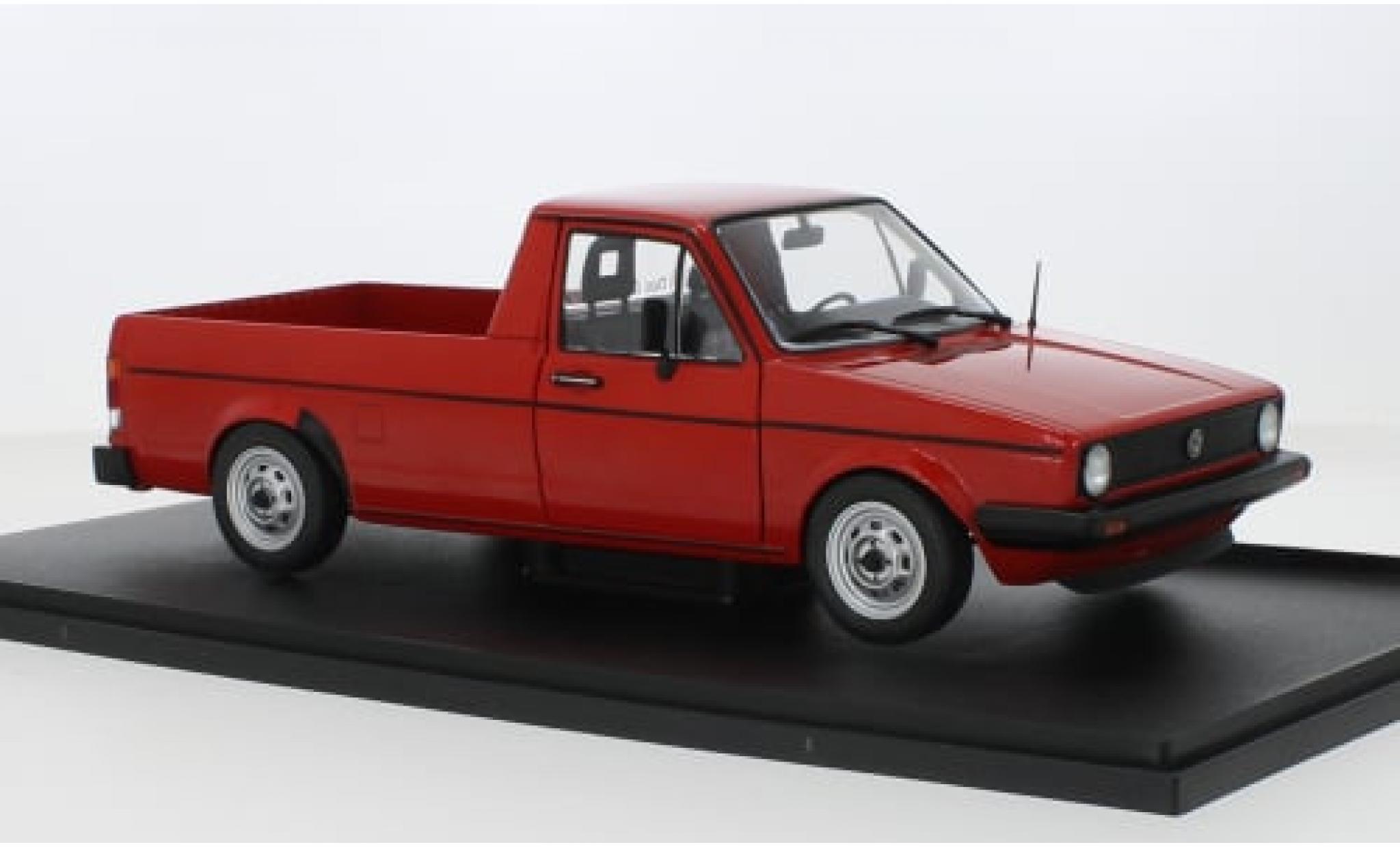 Volkswagen Caddy 1/18 Solido MK I rood 1983 1:18 modelauto