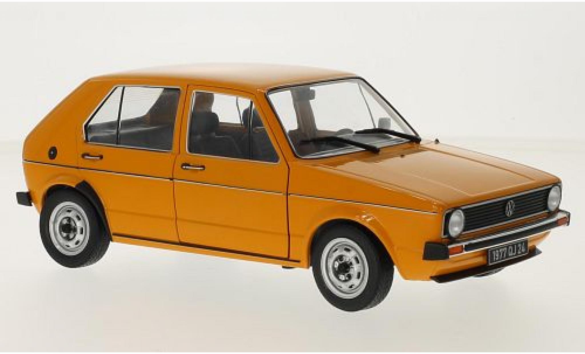 Volkswagen Golf 1/18 Solido 1 oranje 1974 modelauto